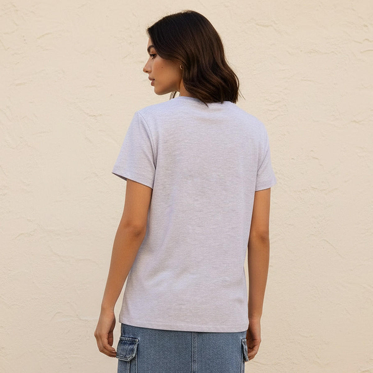 Lee Cooper Relaxed Fit Cotton T-shirt with Print-women-clothing-tshirts-image-4