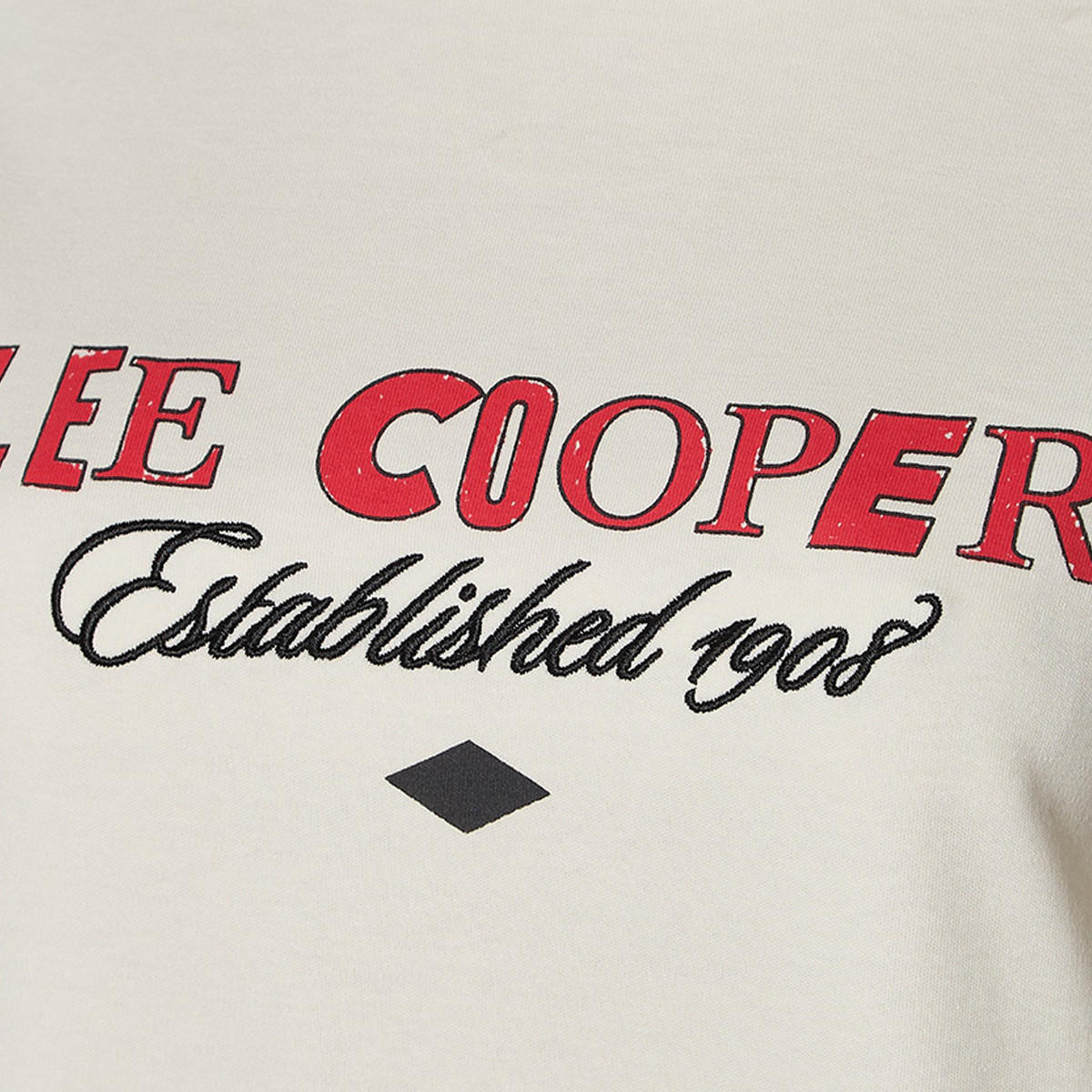 Lee Cooper Relaxed Fit Cotton T-shirt with Embroidery-women-clothing-tshirts-image-2