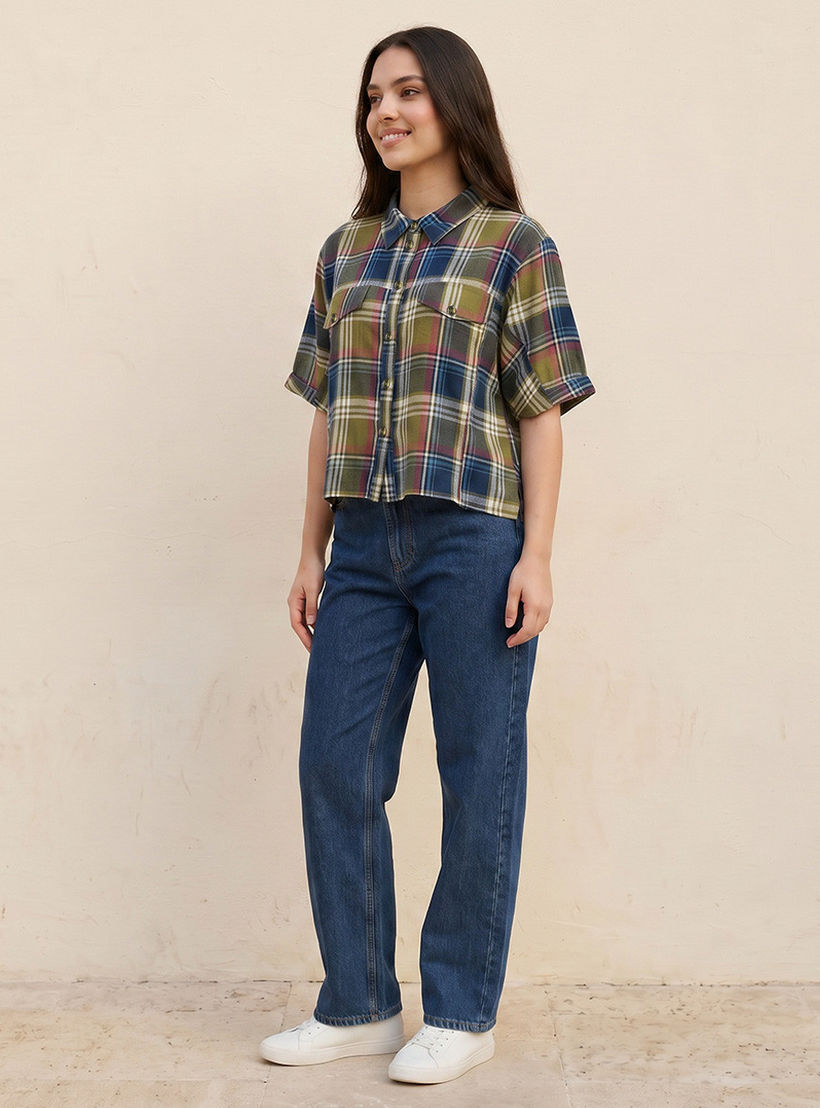 Lee Cooper Check Shirt-women-clothing-shirtsandblouses-shirts-image-3