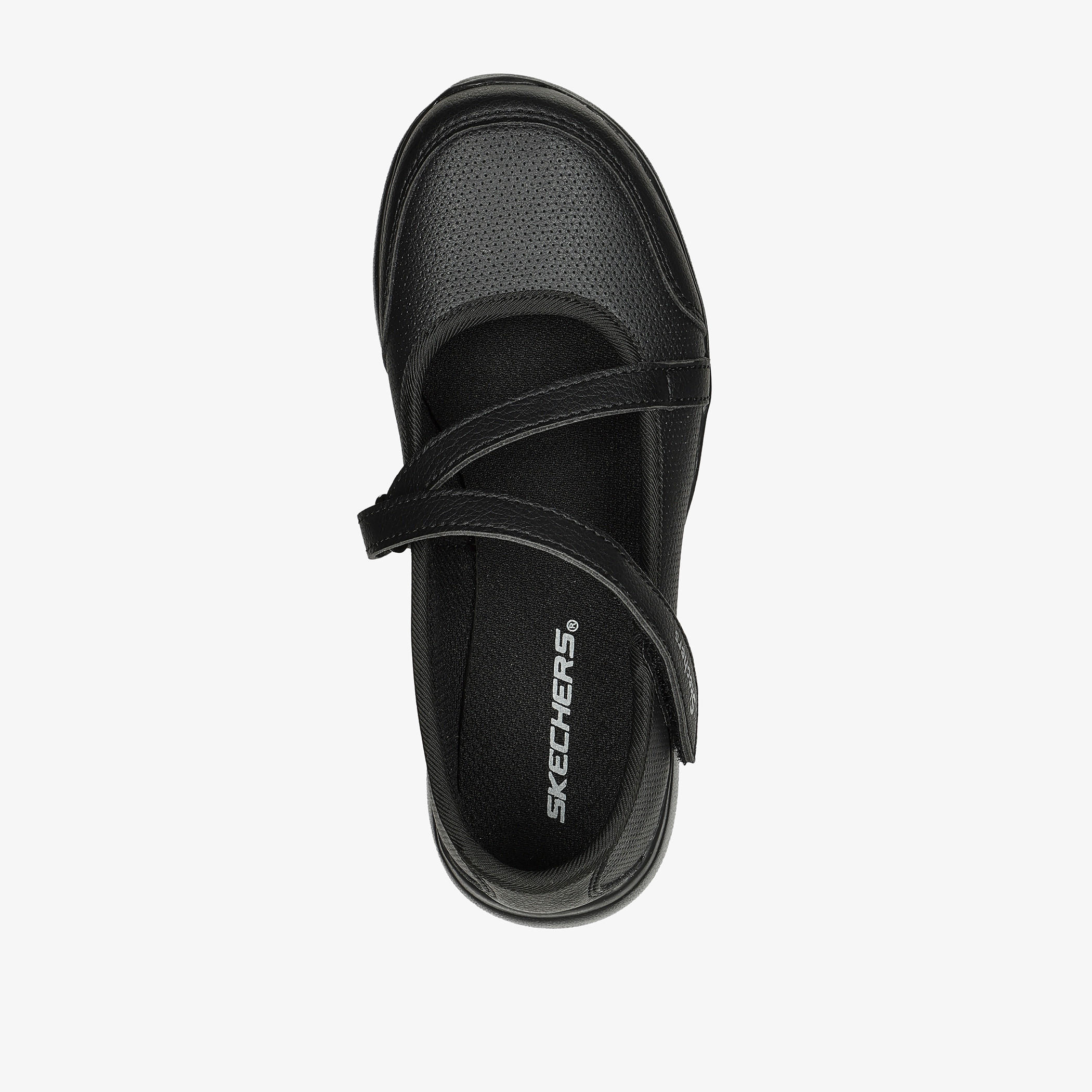 Skechers Girls' Mary Jane Shoes with Hook and Loop Closure - MICROSTRIDES-girls-shoes-schoolshoes-image-3