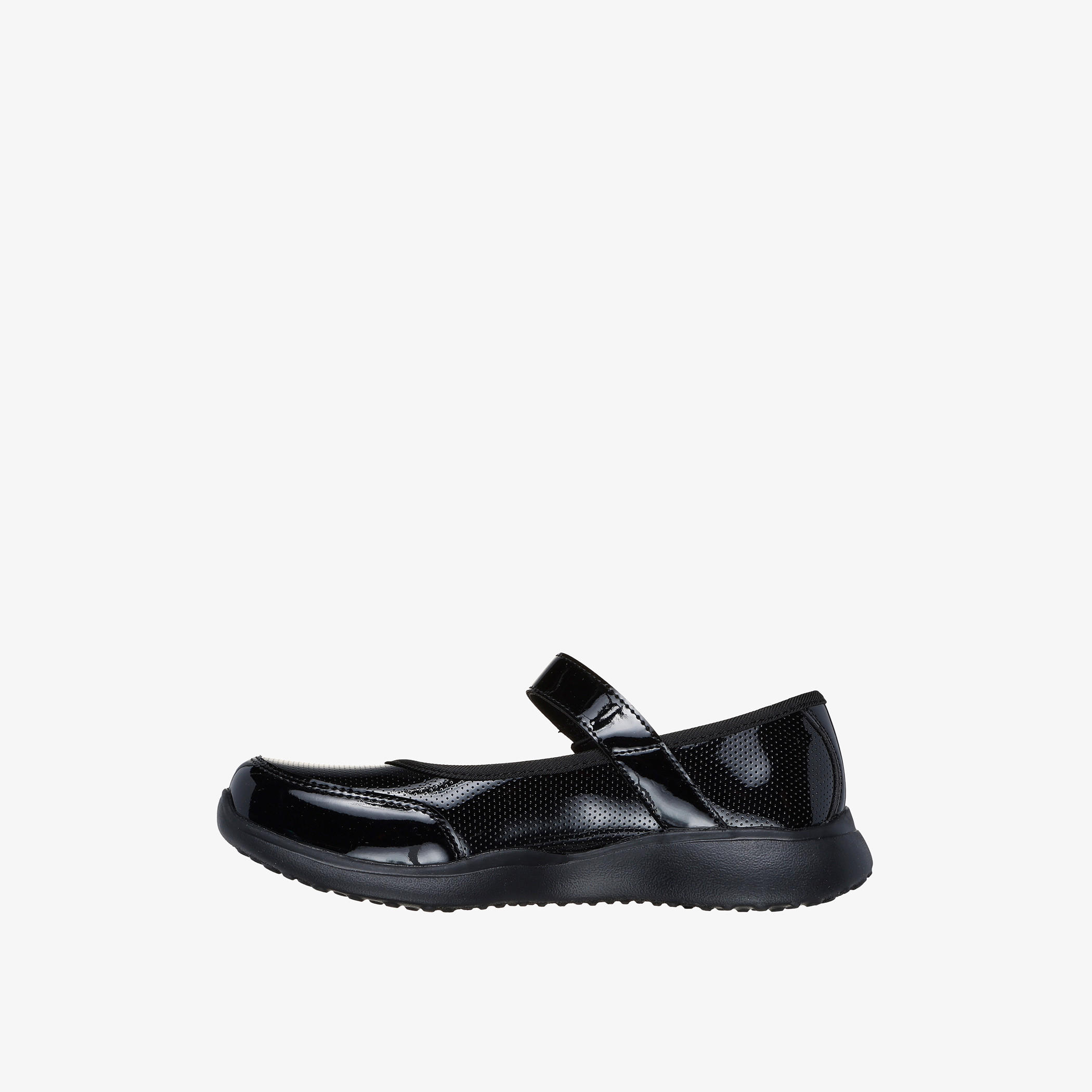 Skechers Girls' Textured Mary Jane Shoes with Hook and Loop Closure - MICROSTRIDES-girls-shoes-schoolshoes-image-5