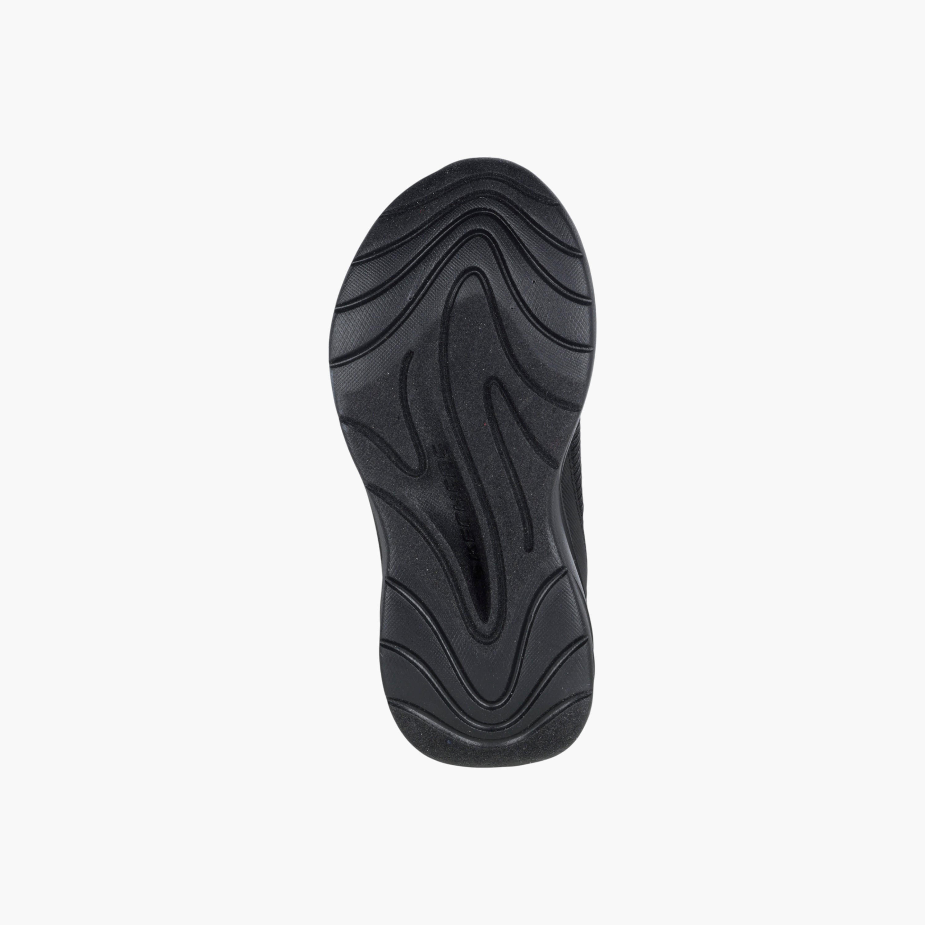 حذاء مدرسي بشريط إغلاق لاصق ويف 92 للأولاد من سكيتشرز - 302646L-BBK-boys-shoes-schoolshoes-image-3
