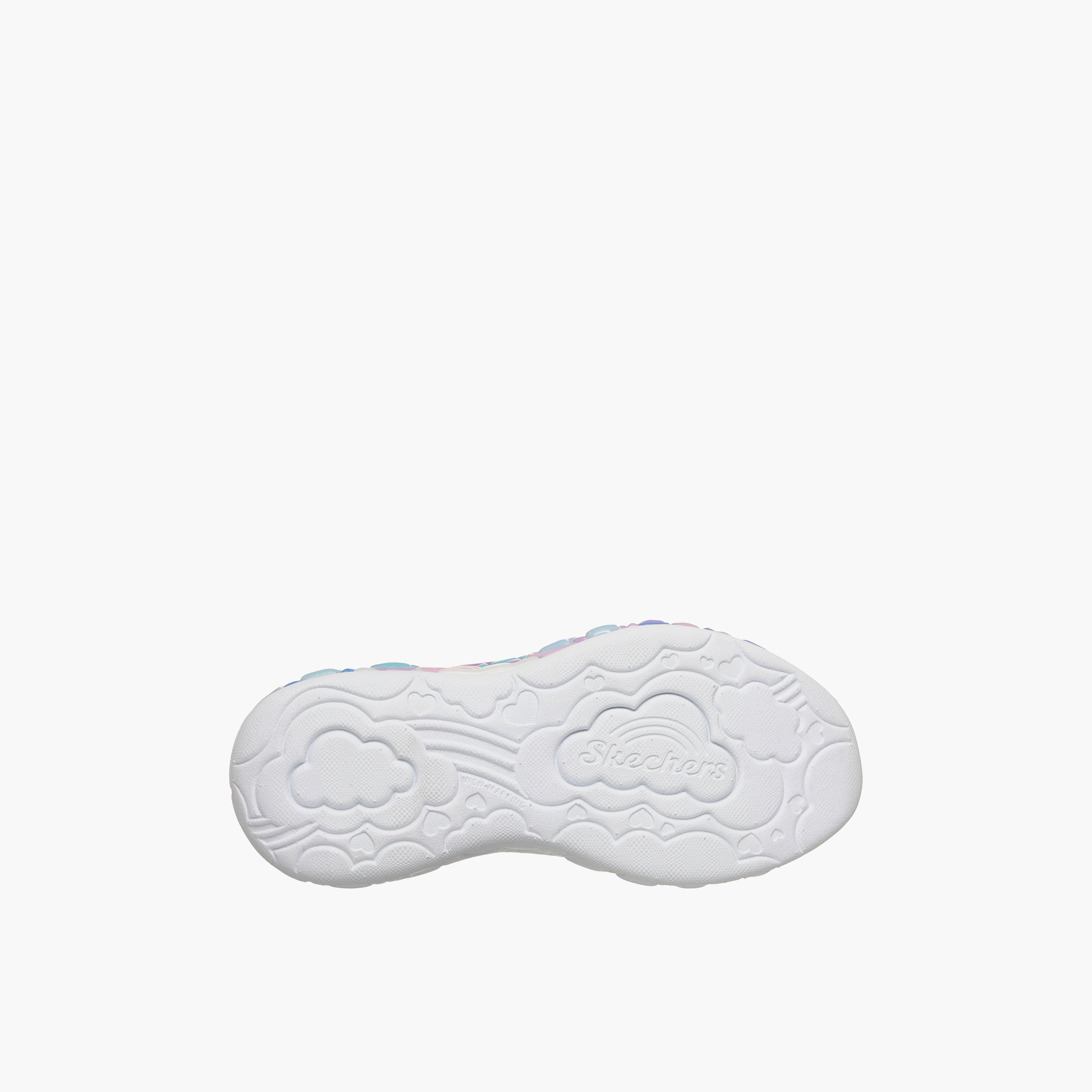 Skechers Girls ETERNAL HEART LIGHTS Hook & Loop Light-Up Ankle Sneakers-girls-shoes-sports-image-6