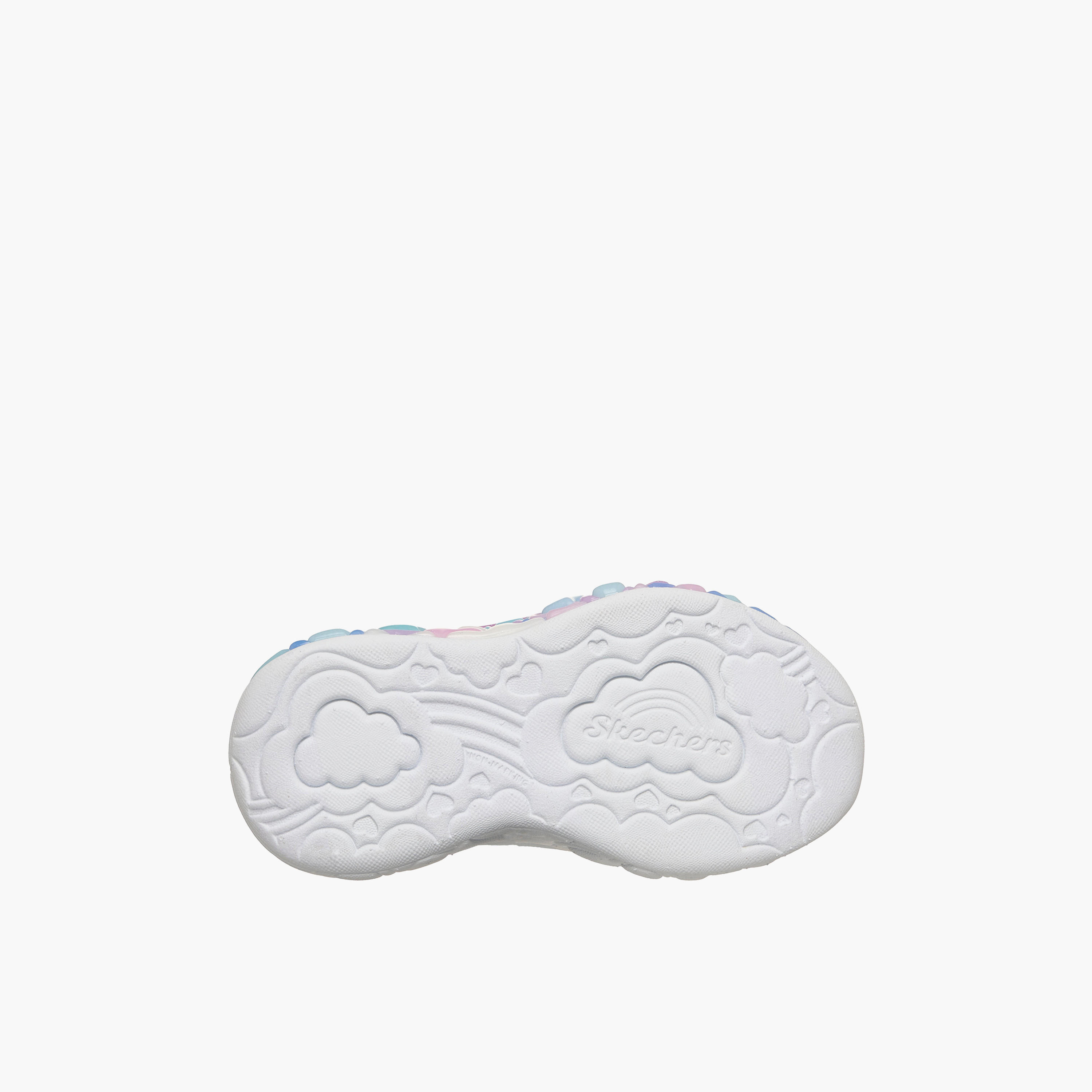 Skechers Girls ETERNAL HEART LIGHTS Hook & Loop Light-Up Ankle Sneakers-baby-girls-shoes-closedshoes-image-6