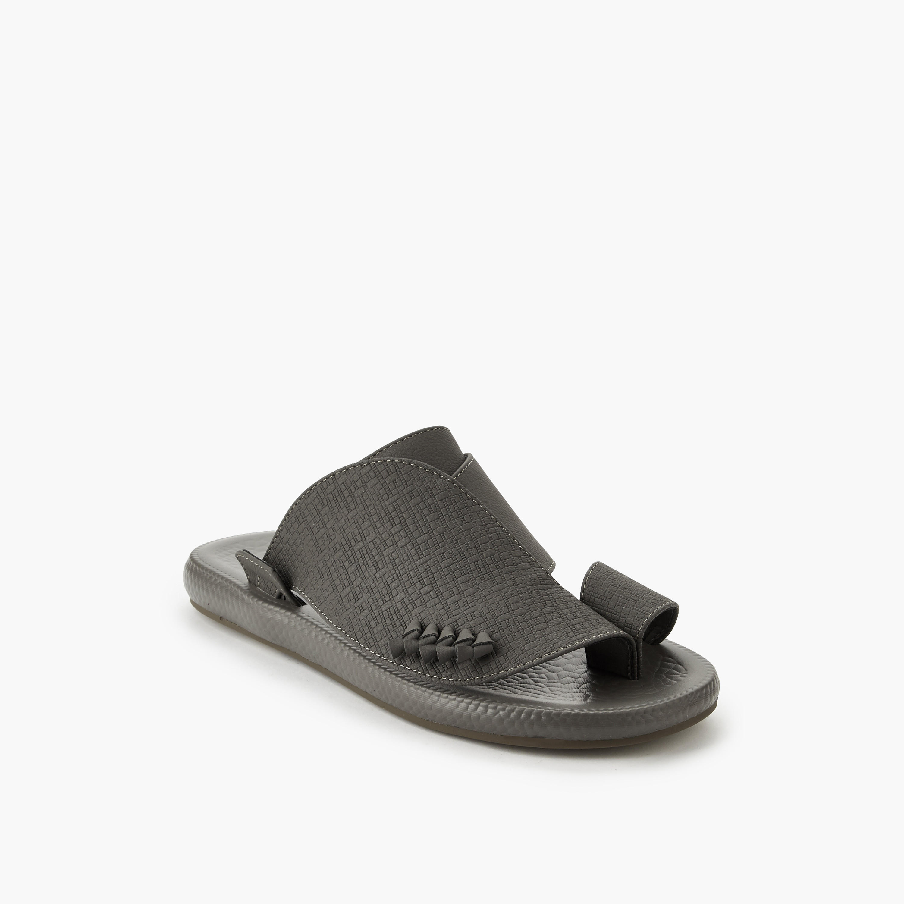 Al Waha Men Slip-On Arabic Sandals-men-shoes-sandals-image-2