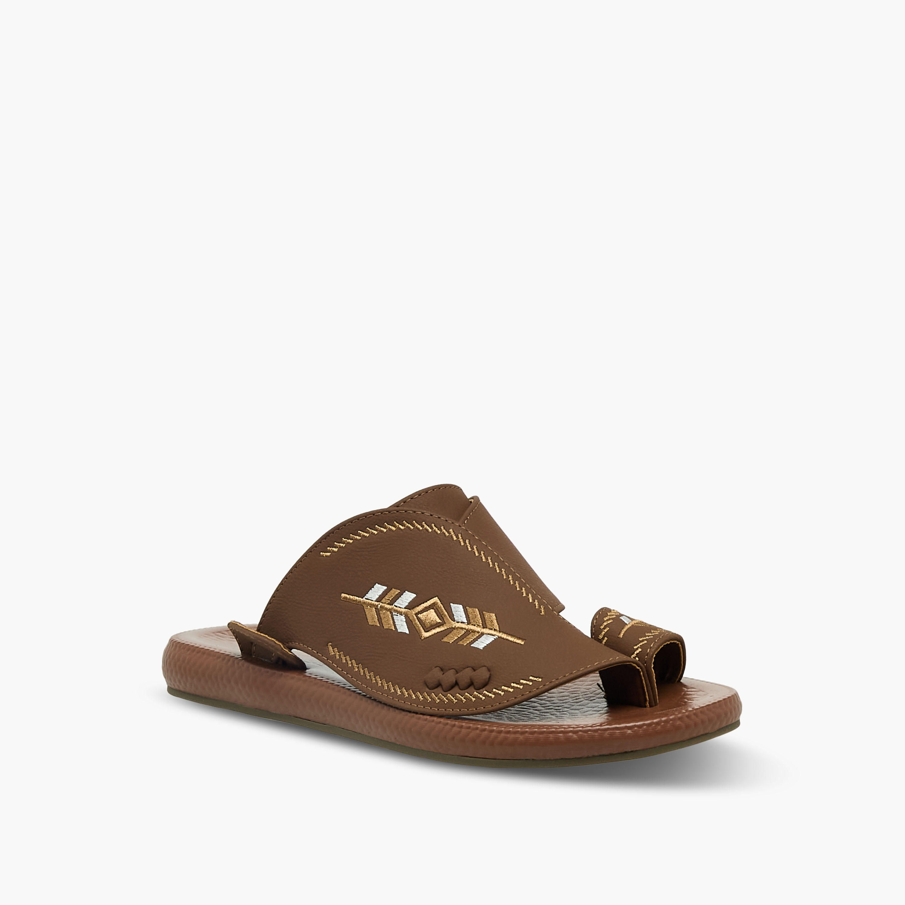 صندل عربي بحلقة إصبع للرجال من الواحة-men-shoes-sandals-image-2