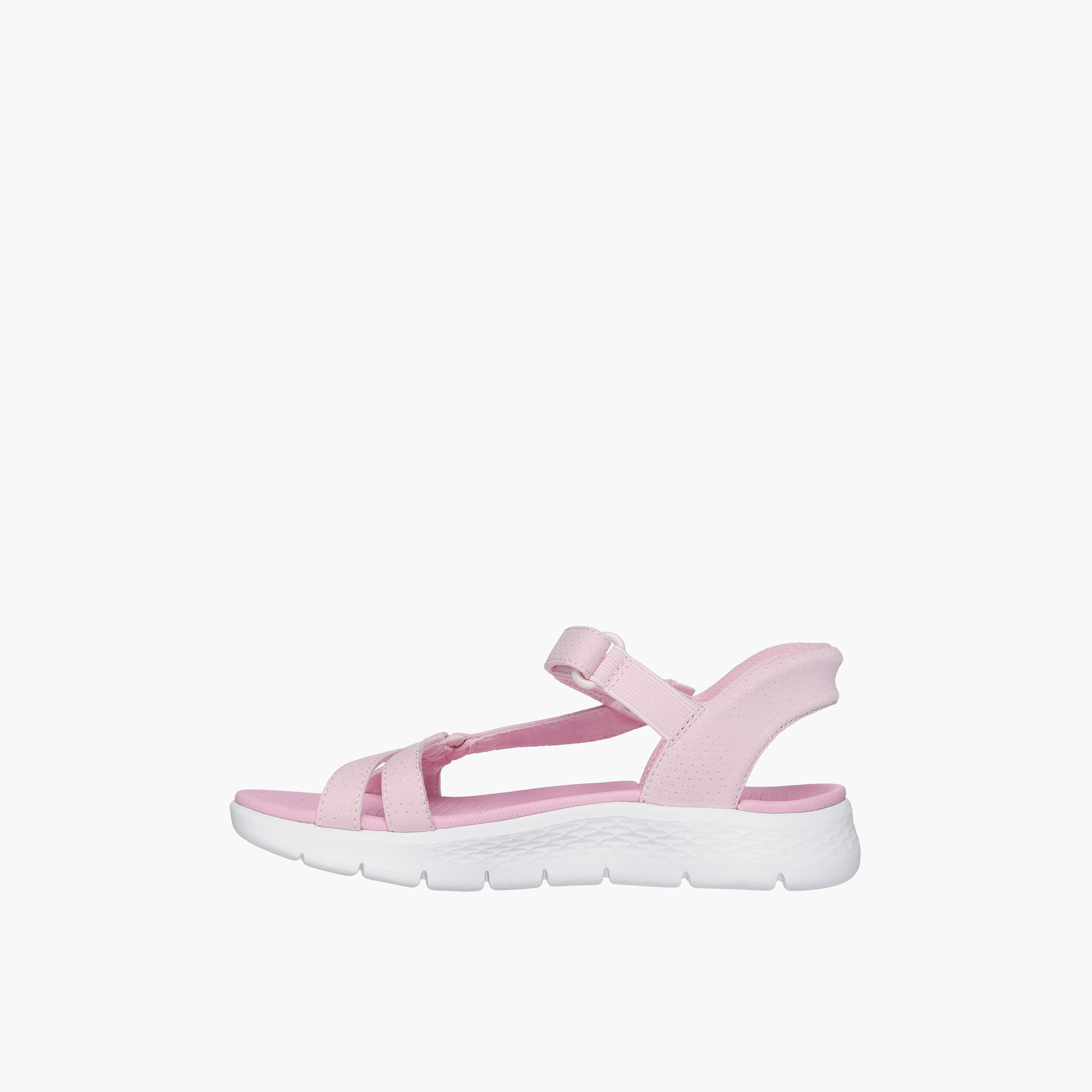 Skechers Girls GO WALK FLEX Hook & Loop Strap Sandals - 303028L-LTPK-CP-sports-girls-shoes-image-4