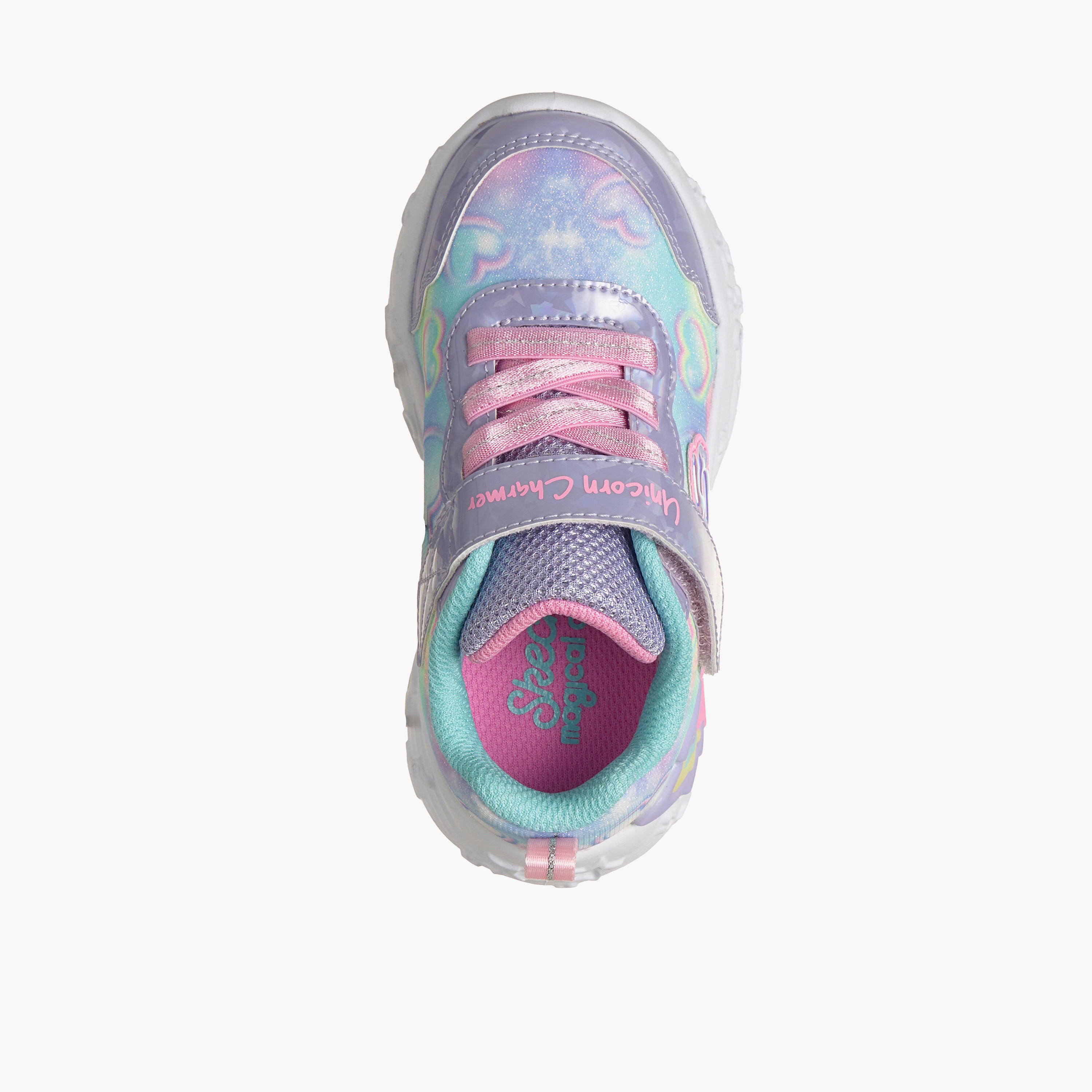 Skechers Girls UNICORN CHARMER Hook & Loop Sneakers-baby-girls-shoes-closedshoes-image-3