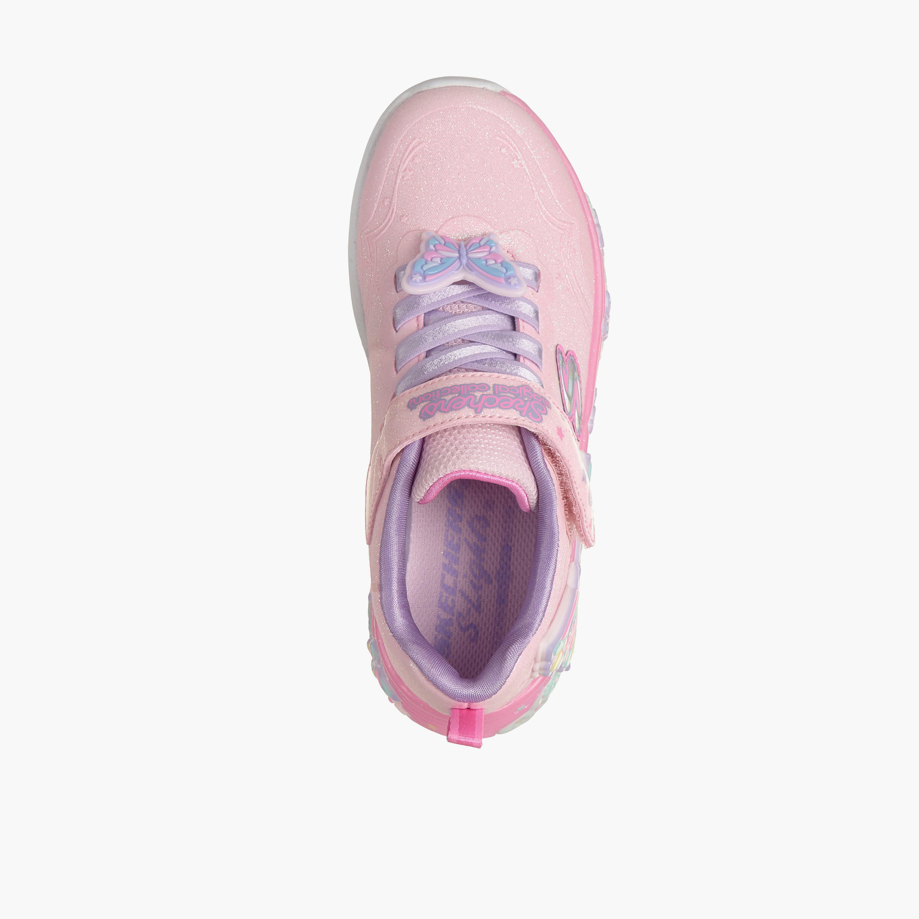 Skechers Girls BUTTERFLY BLISS Hook & Loop Sneakers-girls-shoes-sports-image-3