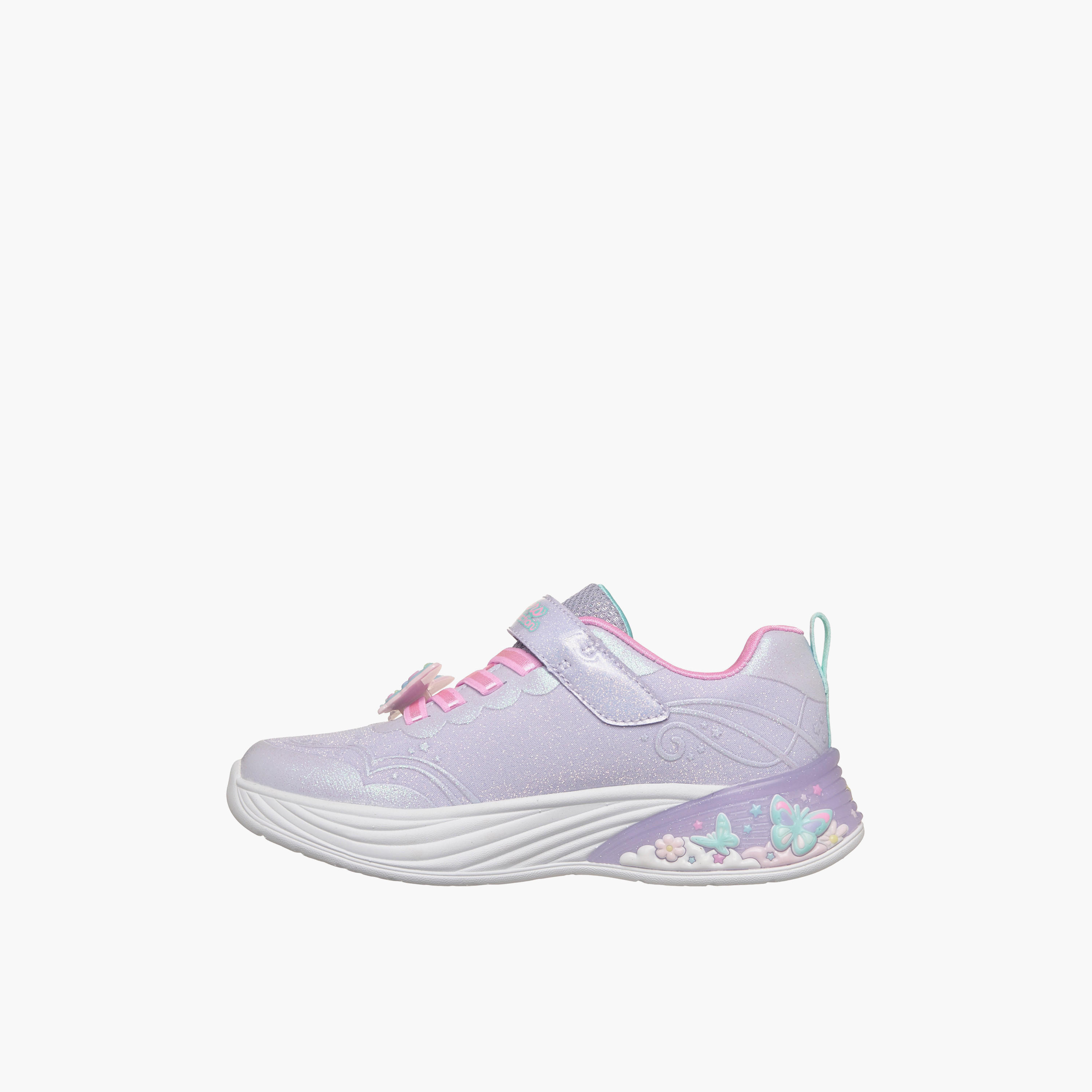 Skechers Girls BUTTERFLY BLISS Hook & Loop Sneakers-girls-shoes-sports-image-6