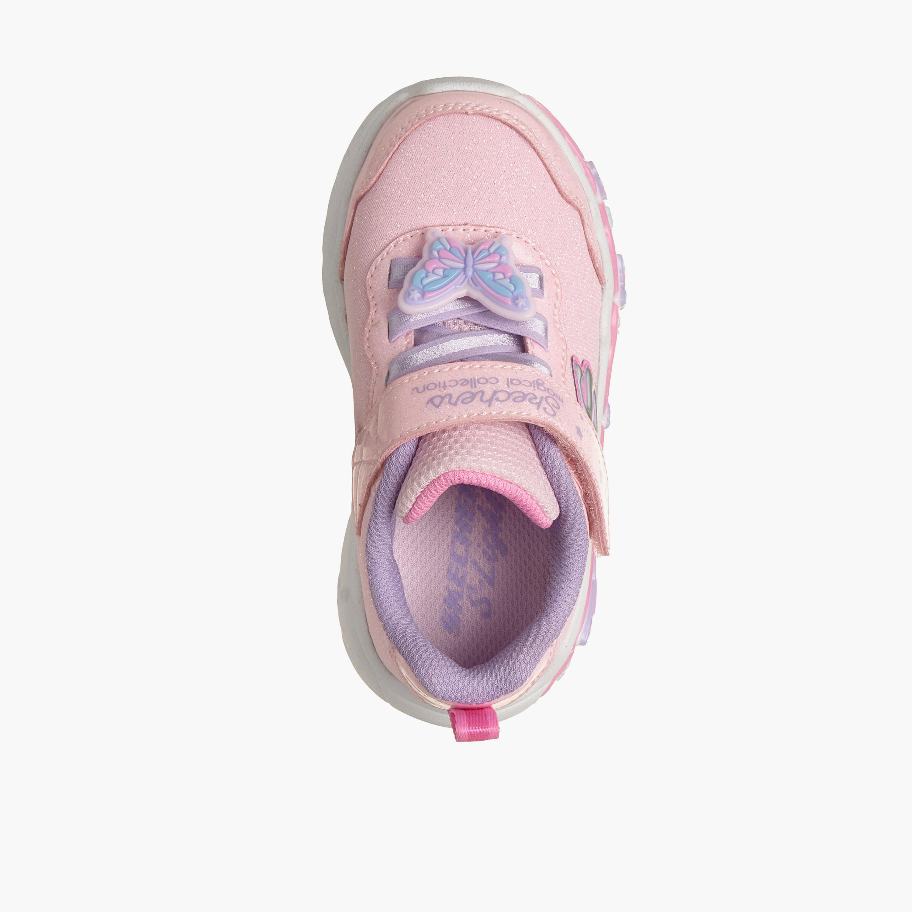 Skechers Girls LIL BUTTERFLY BLISS Hook & Loop Sneakers-baby-girls-shoes-closedshoes-image-3