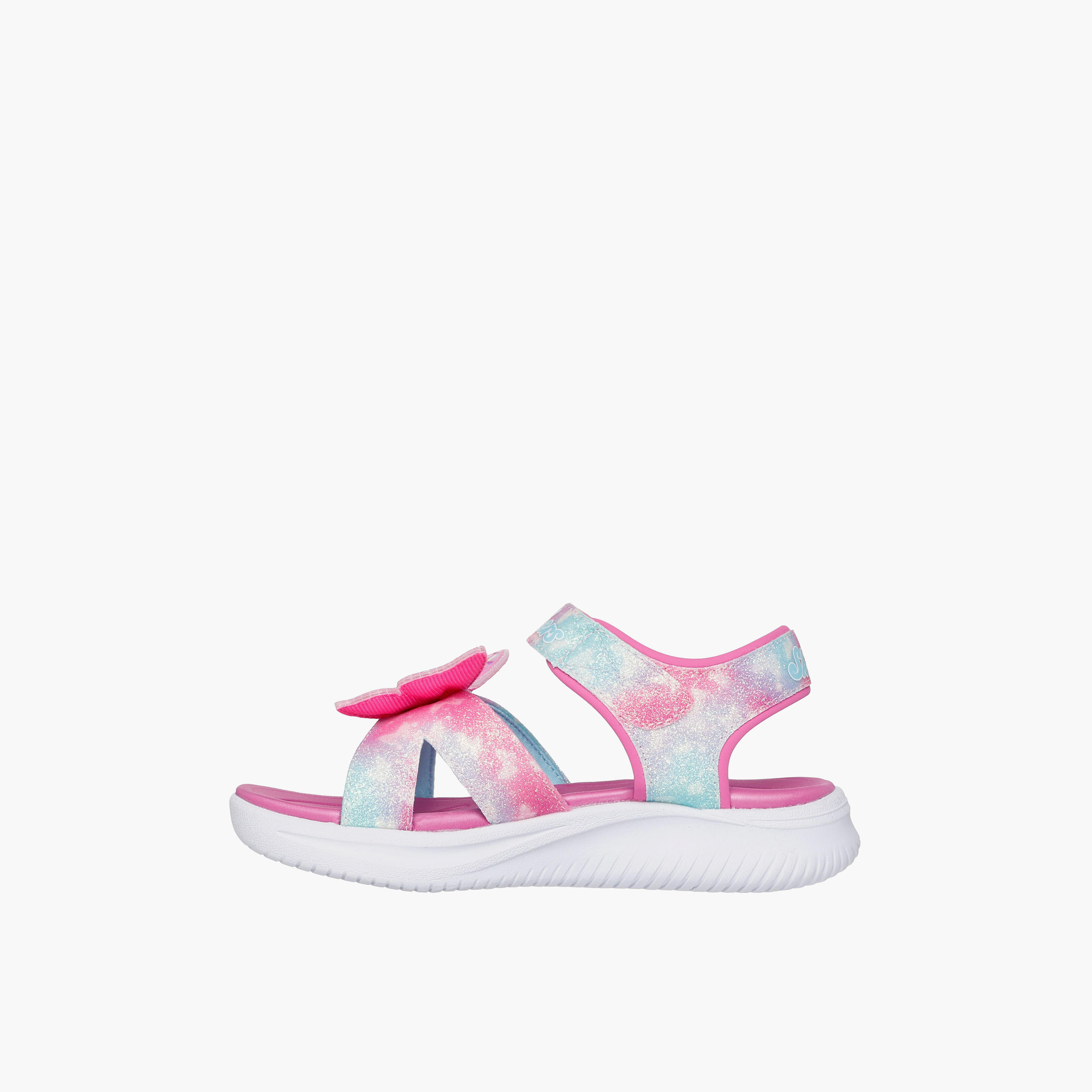 Skechers Girls JUMPSTERS Hook & Loop Light-Up Sandals - 303109L-PKMT-CP-sports-girls-shoes-image-5