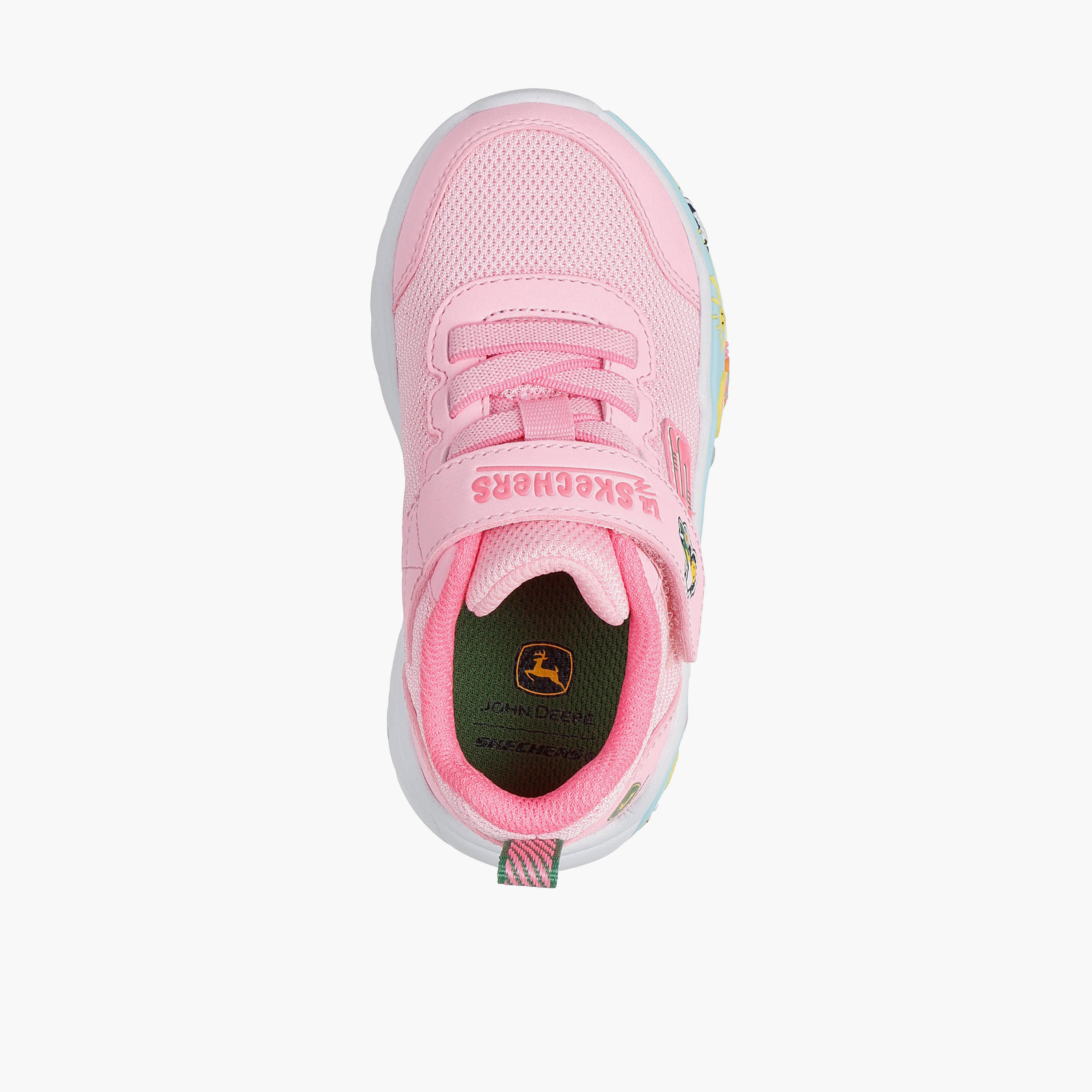 Skechers Girl's Play Scene Hook & Loop Sneakers-baby-girls-shoes-closedshoes-image-2