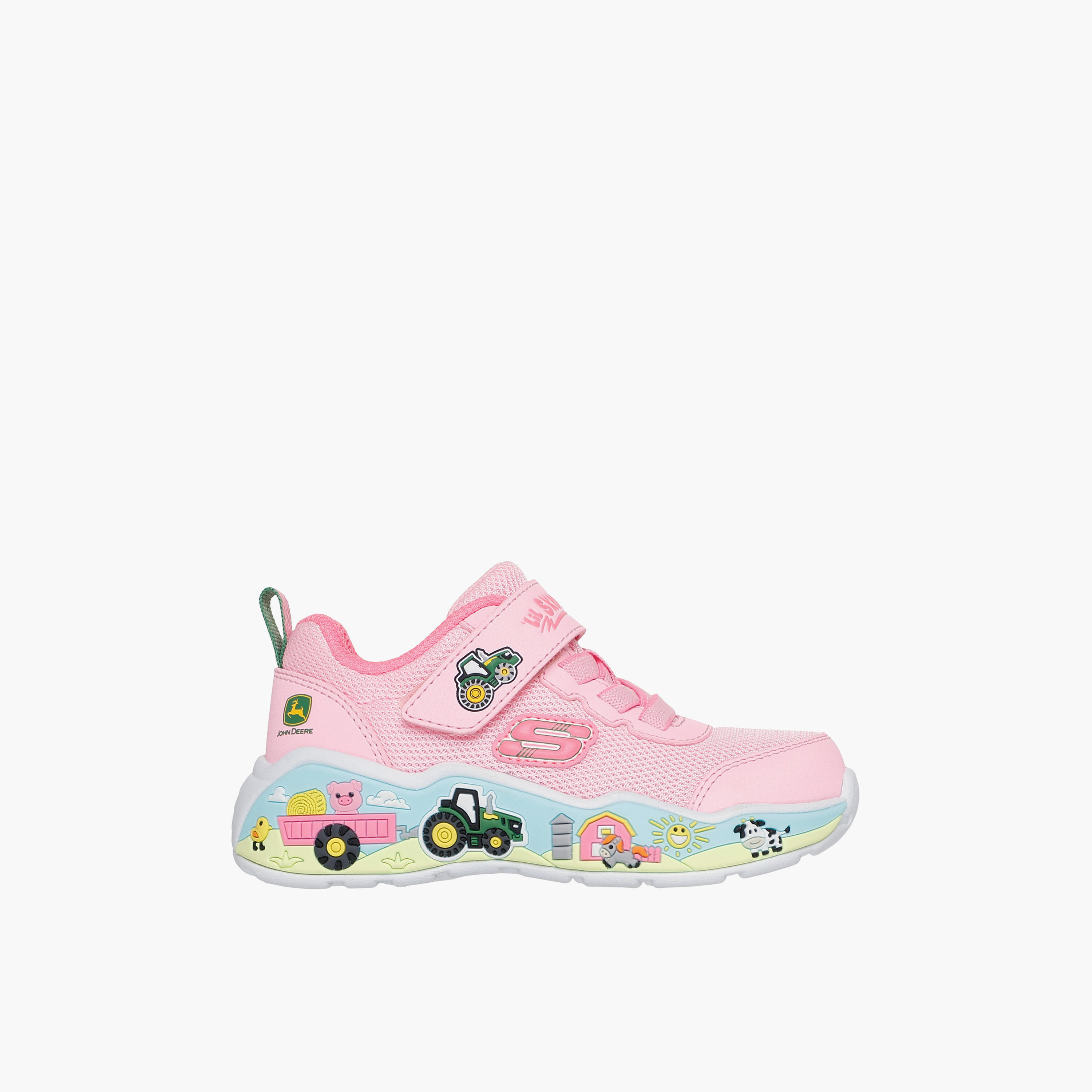 Skechers Girl's Play Scene Hook & Loop Sneakers-baby-girls-shoes-closedshoes-image-3