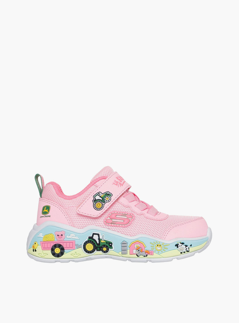 Skechers Girl's Play Scene Hook & Loop Sneakers-baby-girls-shoes-closedshoes-image-3