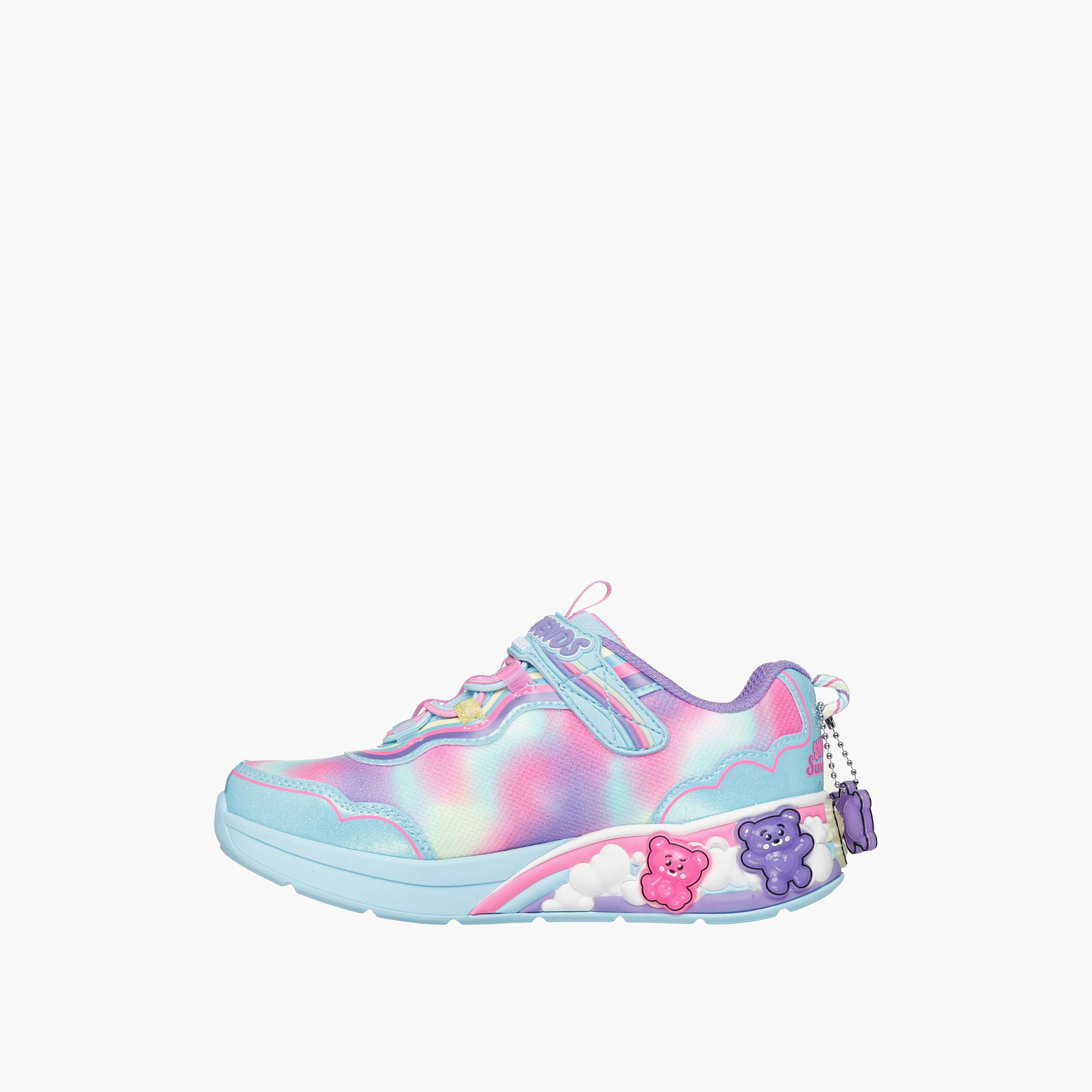 Skechers Girls Gummy Friends Light-Up Hook & Loop Walking Shoes-girls-shoes-sports-image-4