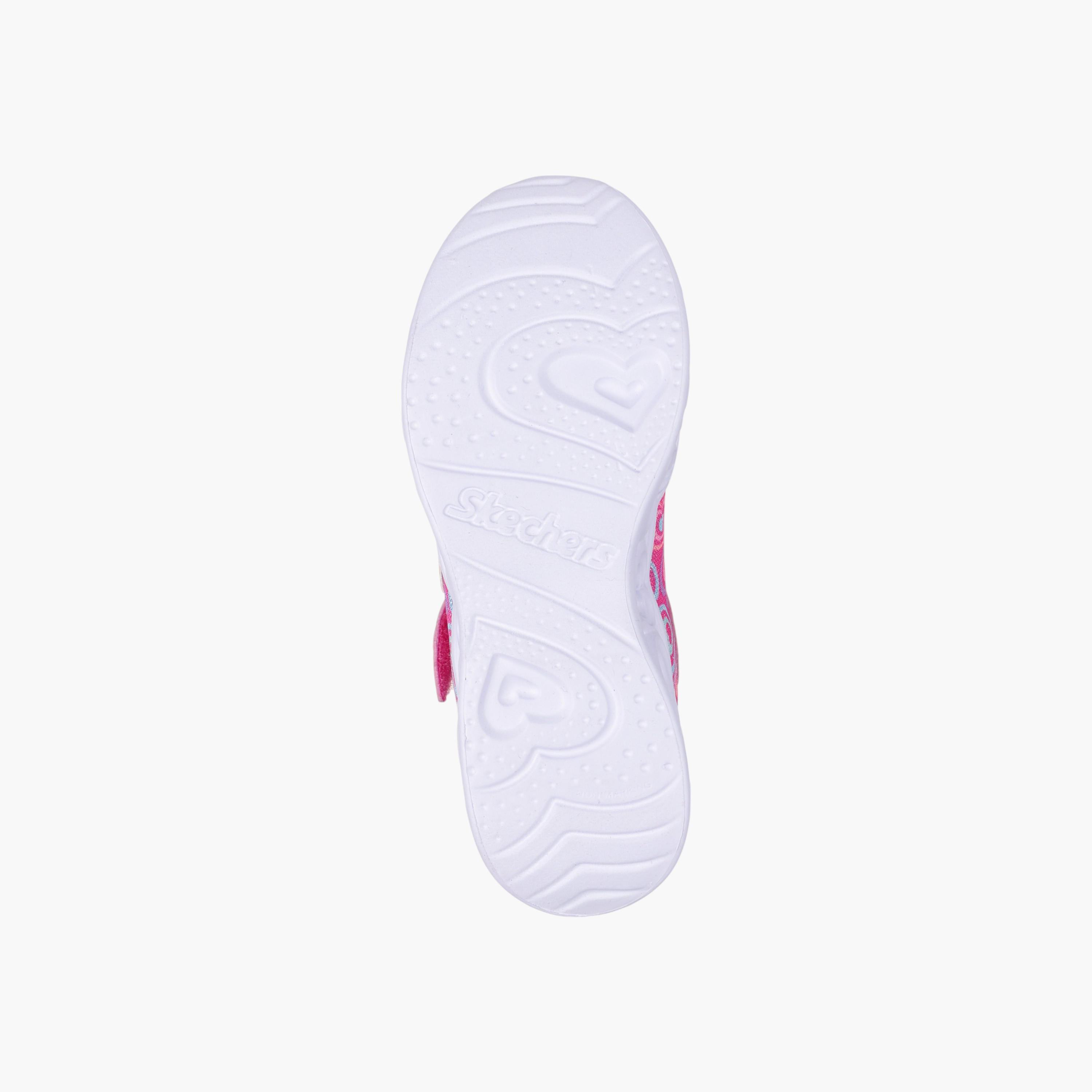 حذاء سنيكرز هارت لايتس بشريط إغلاق لاصق للبنات من سكتشرز - 303257L-HPMT-girls-shoes-sneakers-image-7