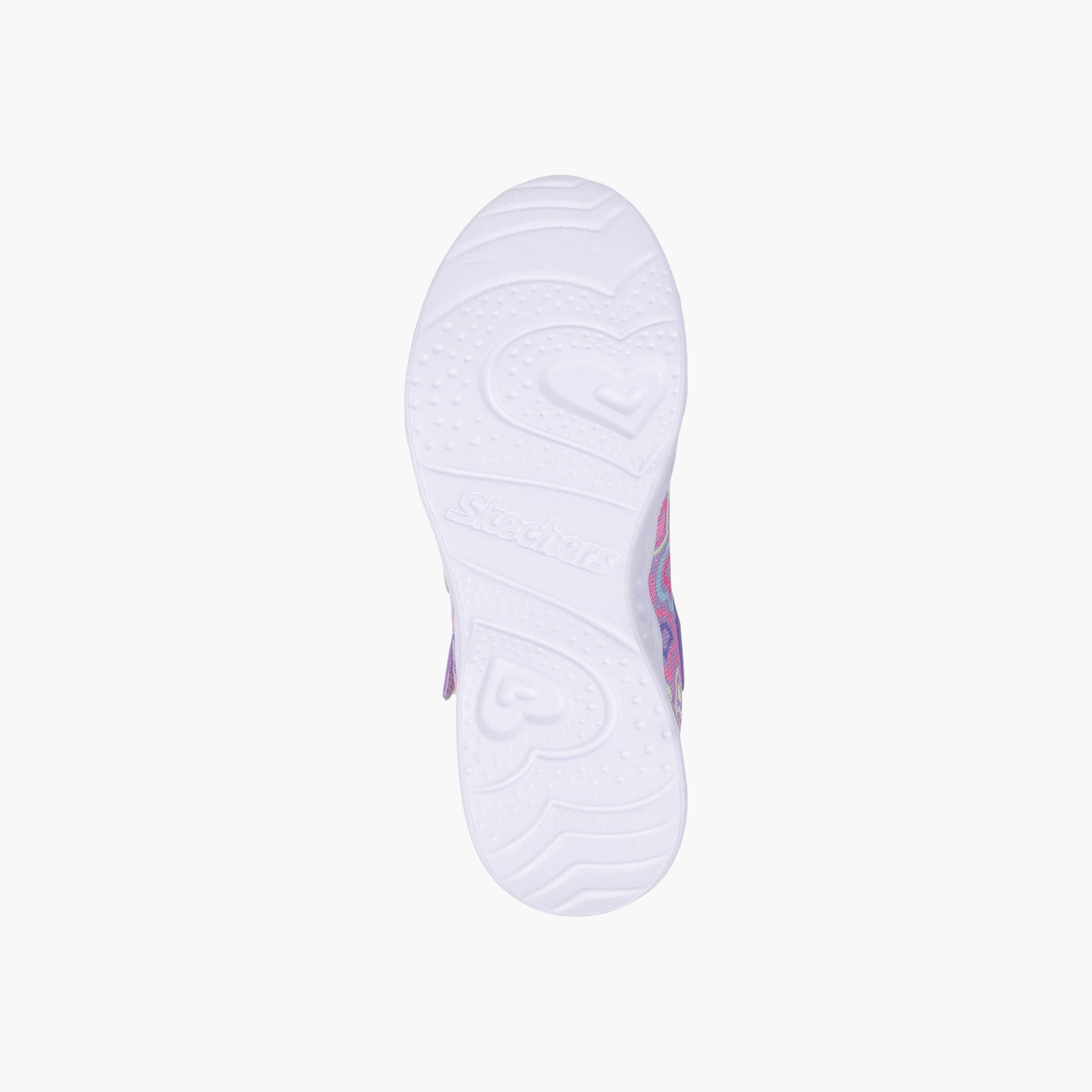 Skechers Girls Heart Lights Hook & Loop Ankle Shoes-girls-shoes-sports-image-4