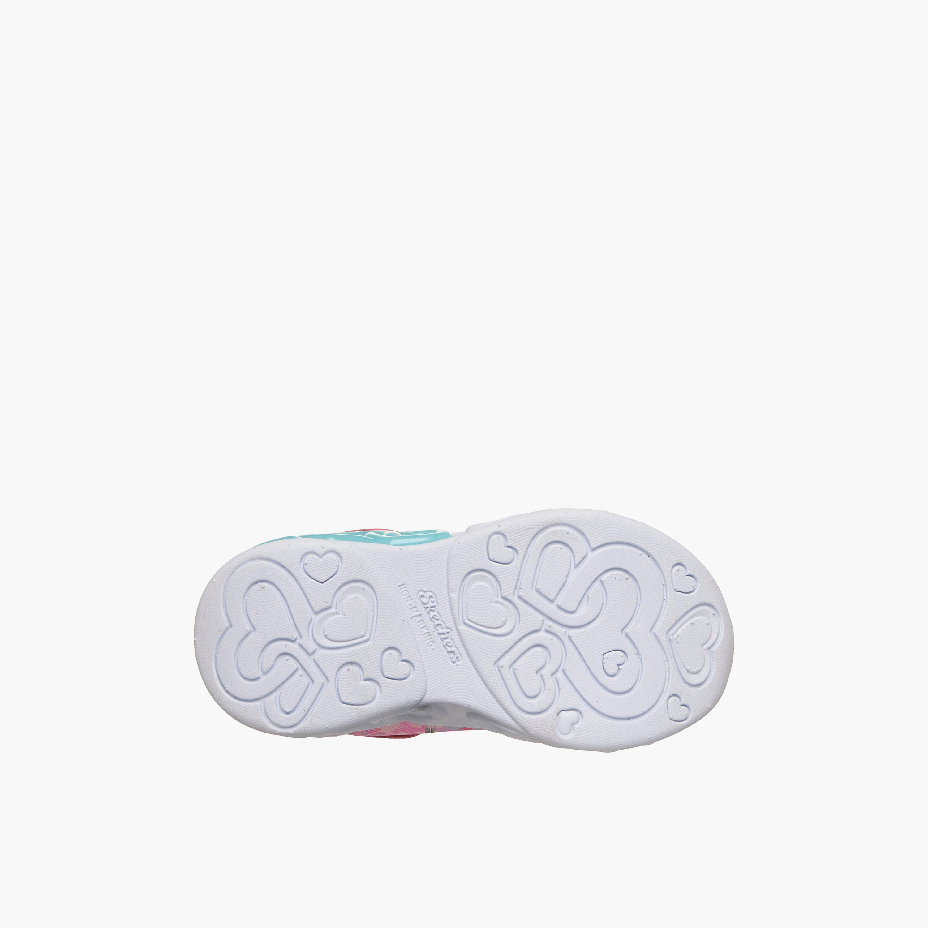 Skechers Girls INFINITE HEART LIGHTS Hook & Loop Light-Up Ankle Sneakers-baby-girls-shoes-closedshoes-image-7