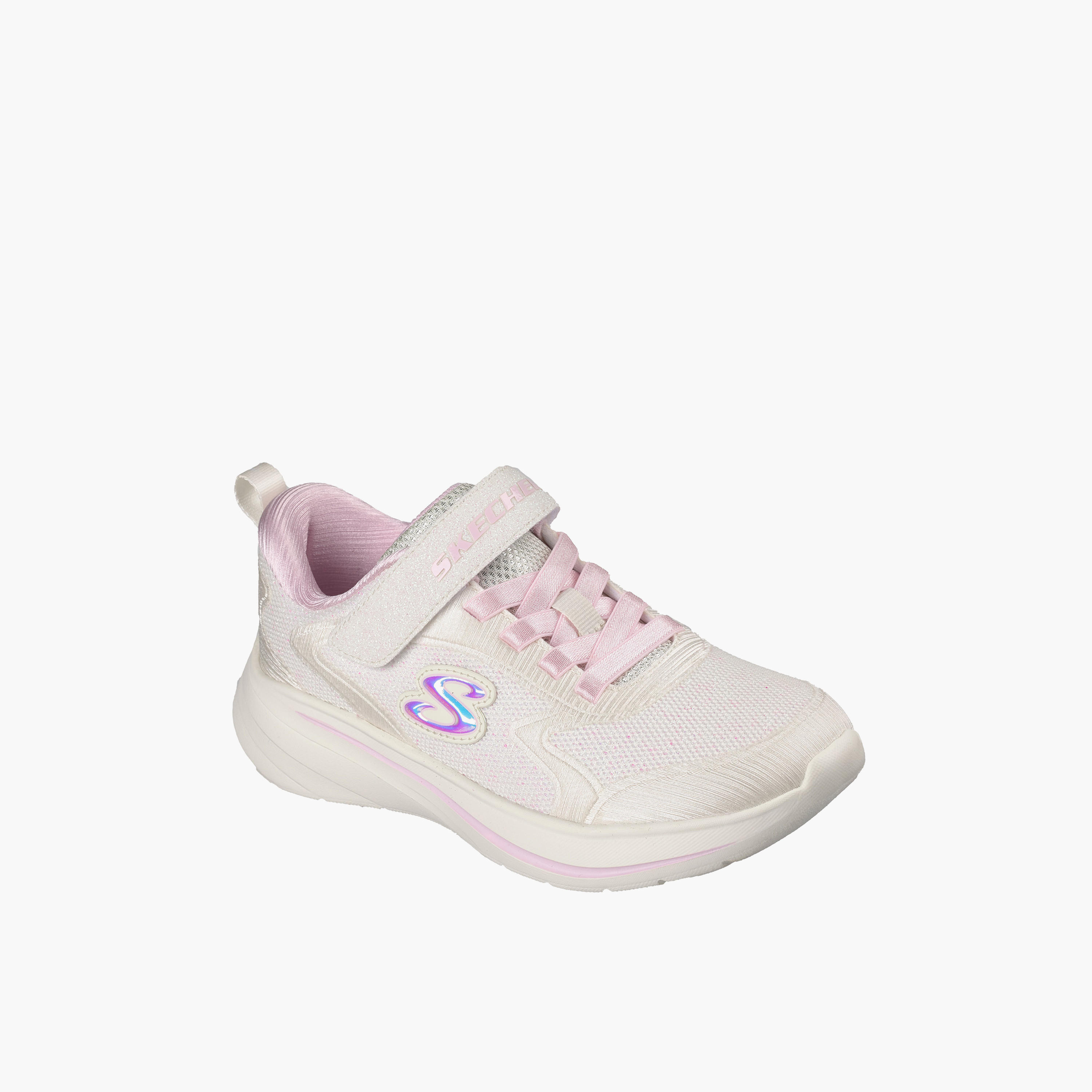 Skechers Girls Wave 92 Hook & Loop Sneakers-girls-shoes-sports-image-1