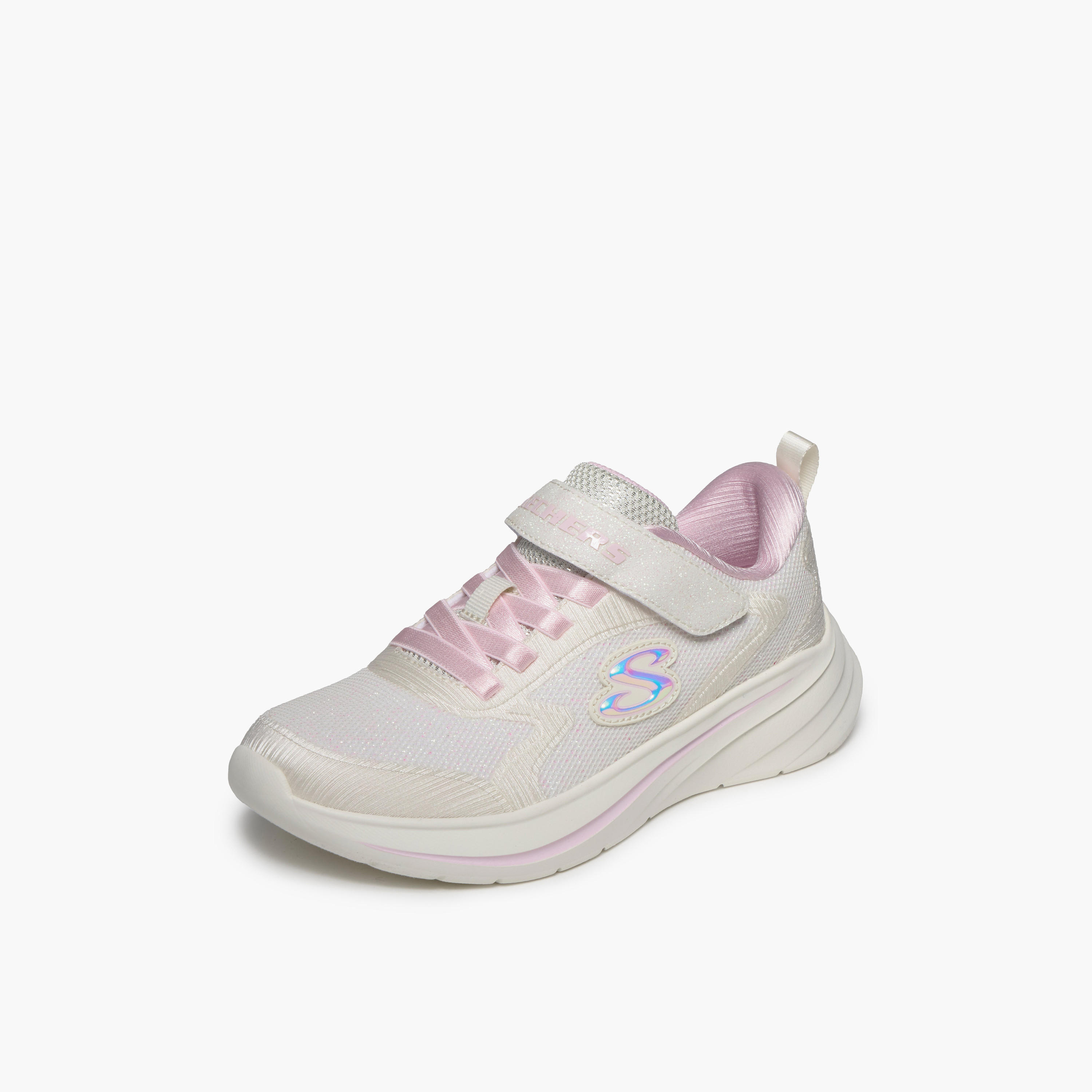 Skechers Girls Wave 92 Hook & Loop Sneakers-girls-shoes-sports-image-4