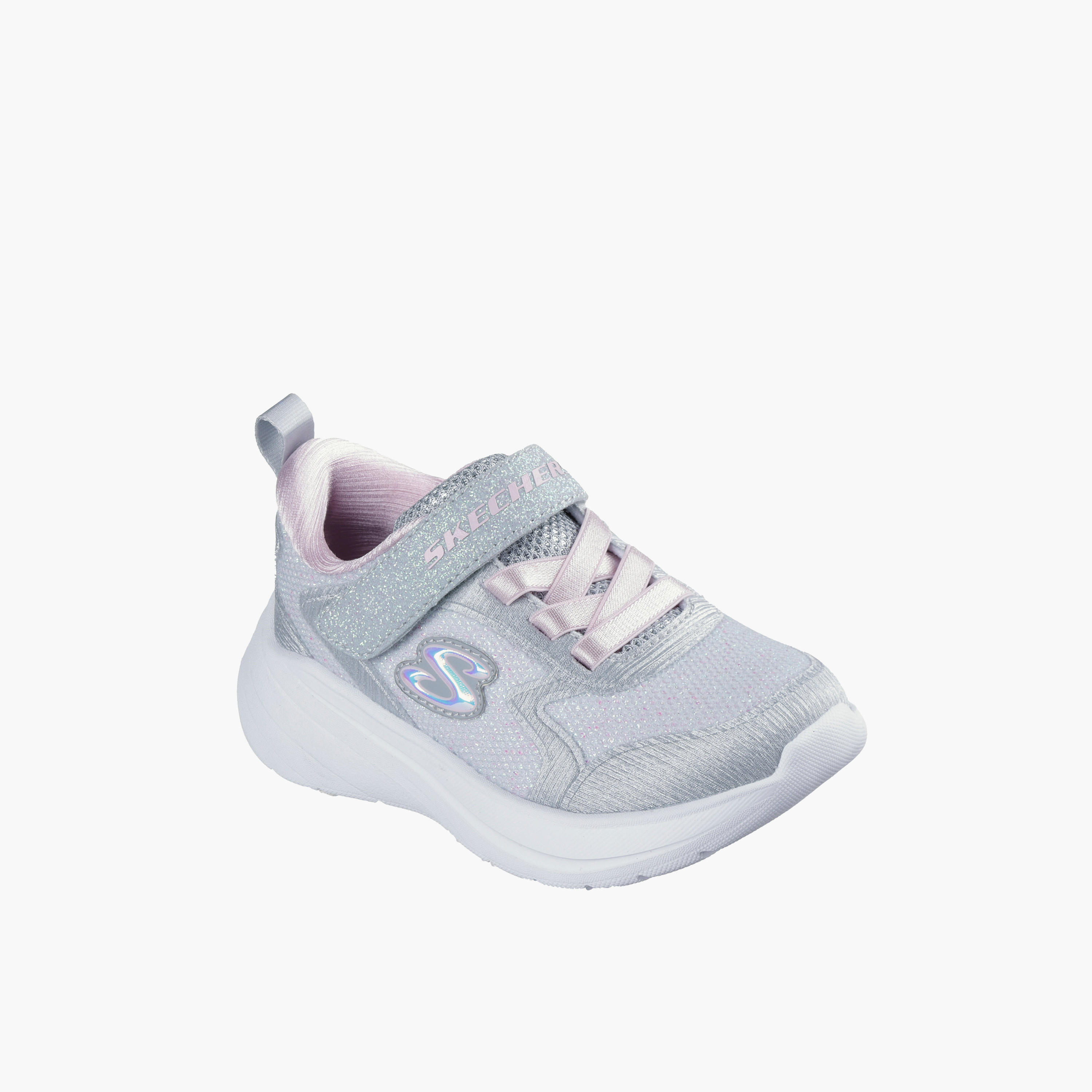 Skechers Girls WAVE 92 Hook & Loop Sneakers-baby-girls-shoes-closedshoes-image-1