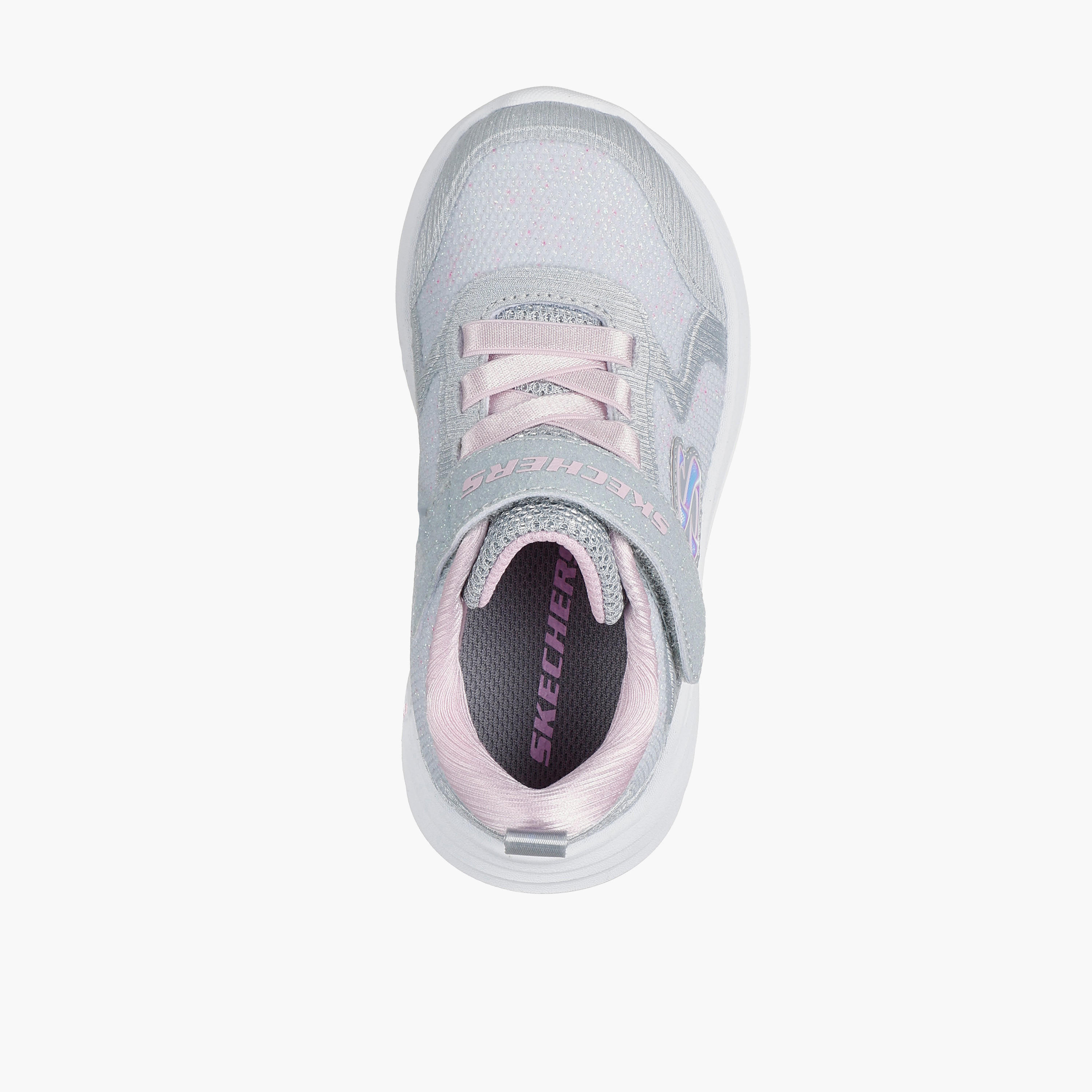 Skechers Girls WAVE 92 Hook & Loop Sneakers-baby-girls-shoes-closedshoes-image-2
