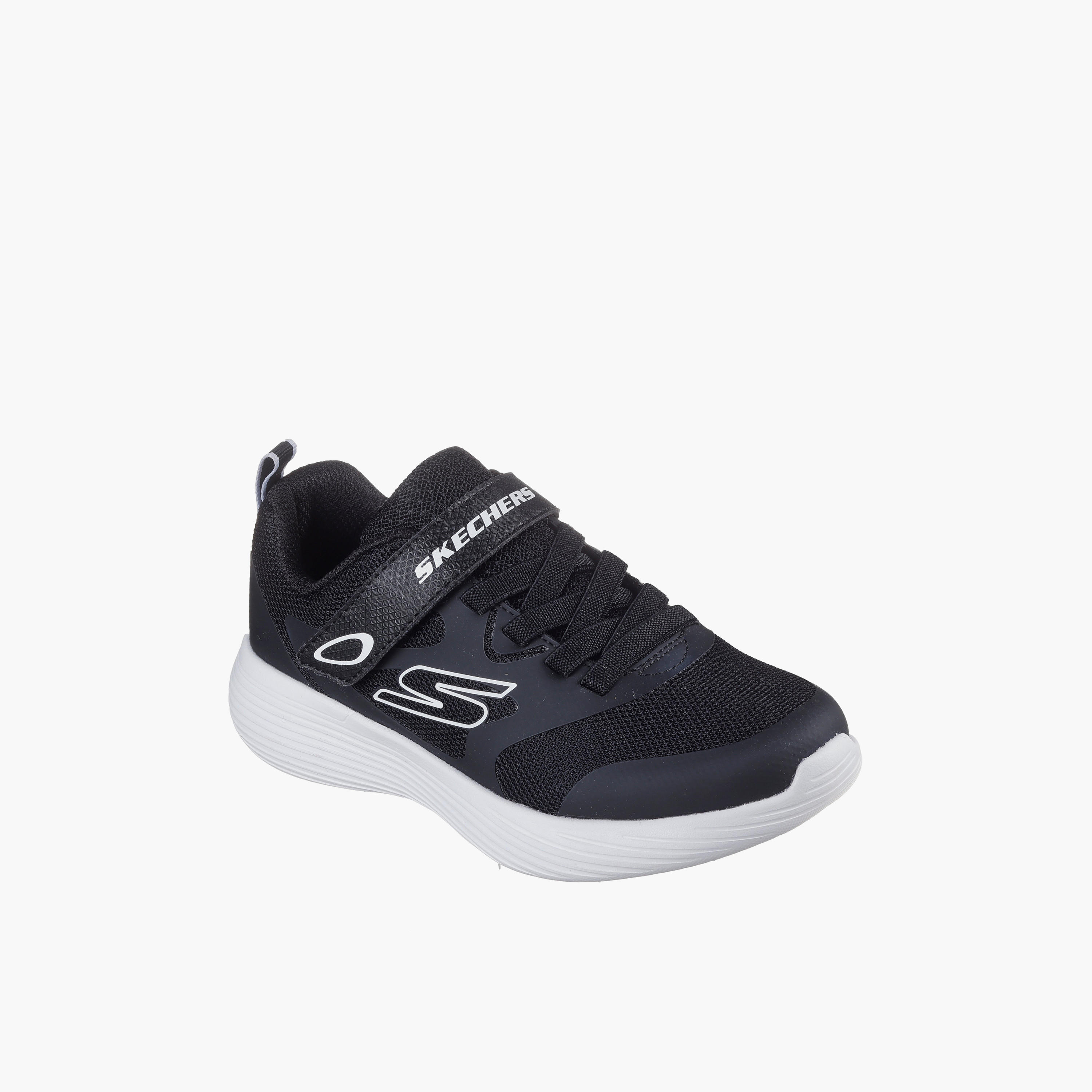 حذاء جري جو رن 400 ڤي2 بشريط إغلاق لاصق للأطفال من سكتشرز – 303580L-BLK-CP-girls-shoes-sports-image-1