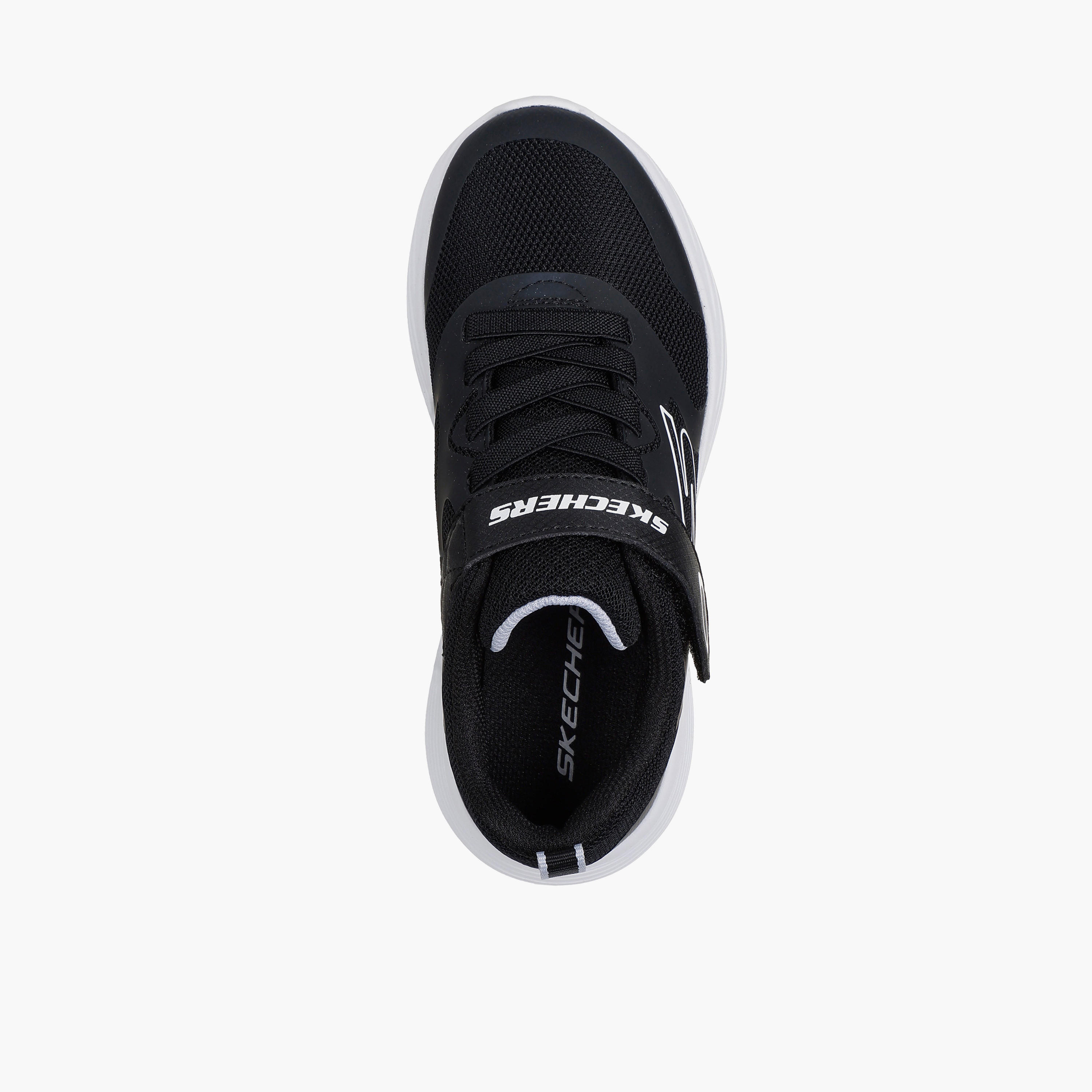 حذاء جري جو رن 400 ڤي2 بشريط إغلاق لاصق للأطفال من سكتشرز – 303580L-BLK-CP-girls-shoes-sports-image-2
