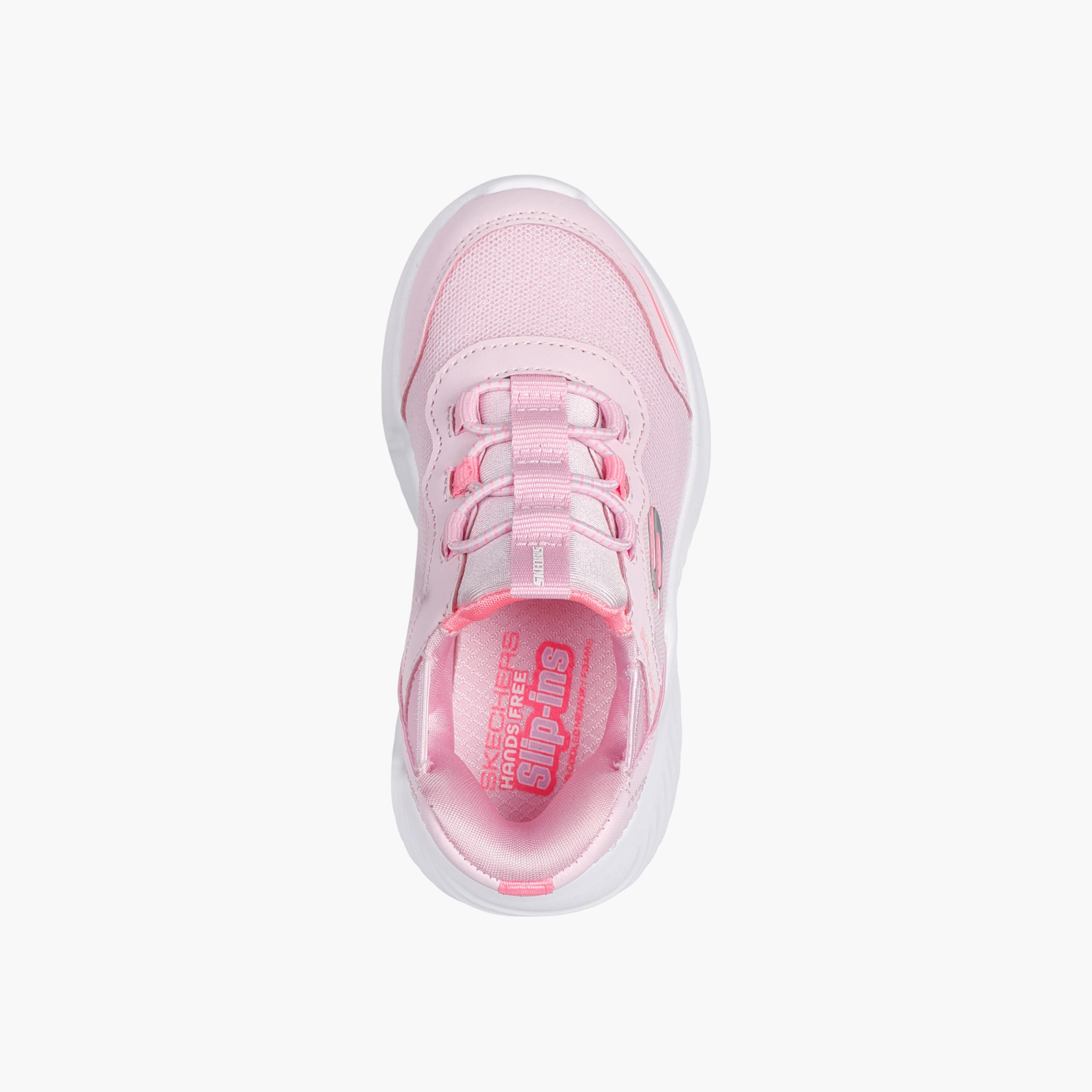 حذاء رياضي سهل الارتداء باوندر للبنات من سكتشرز - 303585N-LTPK-baby-girls-shoes-closedshoes-image-3