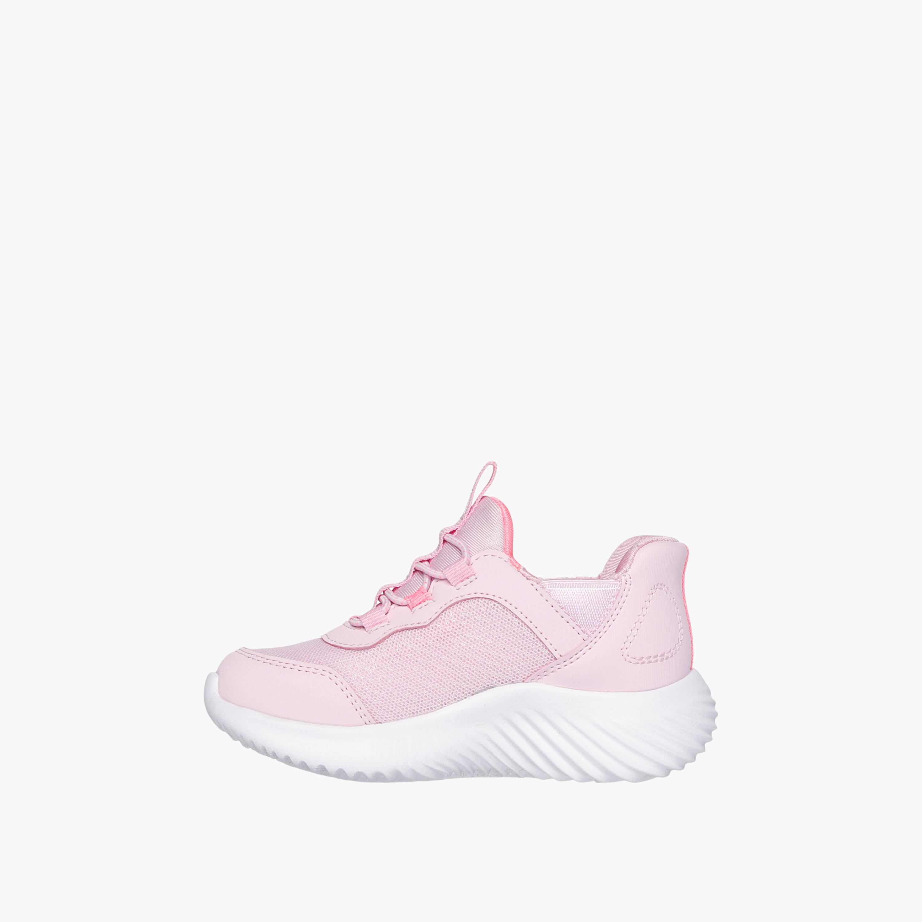 حذاء رياضي سهل الارتداء باوندر للبنات من سكتشرز - 303585N-LTPK-baby-girls-shoes-closedshoes-image-5