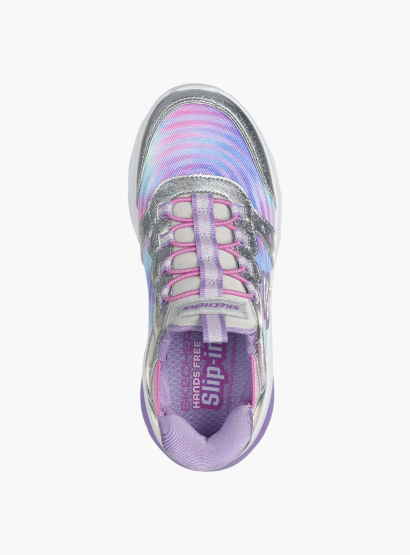 Skechers Girls Colourblock Coastline Slip-On Walking Shoes-girls-shoes-sports-image-3