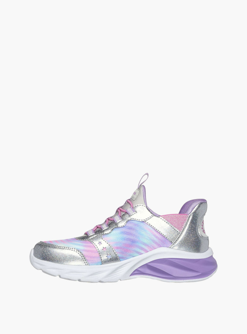 Skechers Girls Colourblock Coastline Slip-On Walking Shoes-girls-shoes-sports-image-5