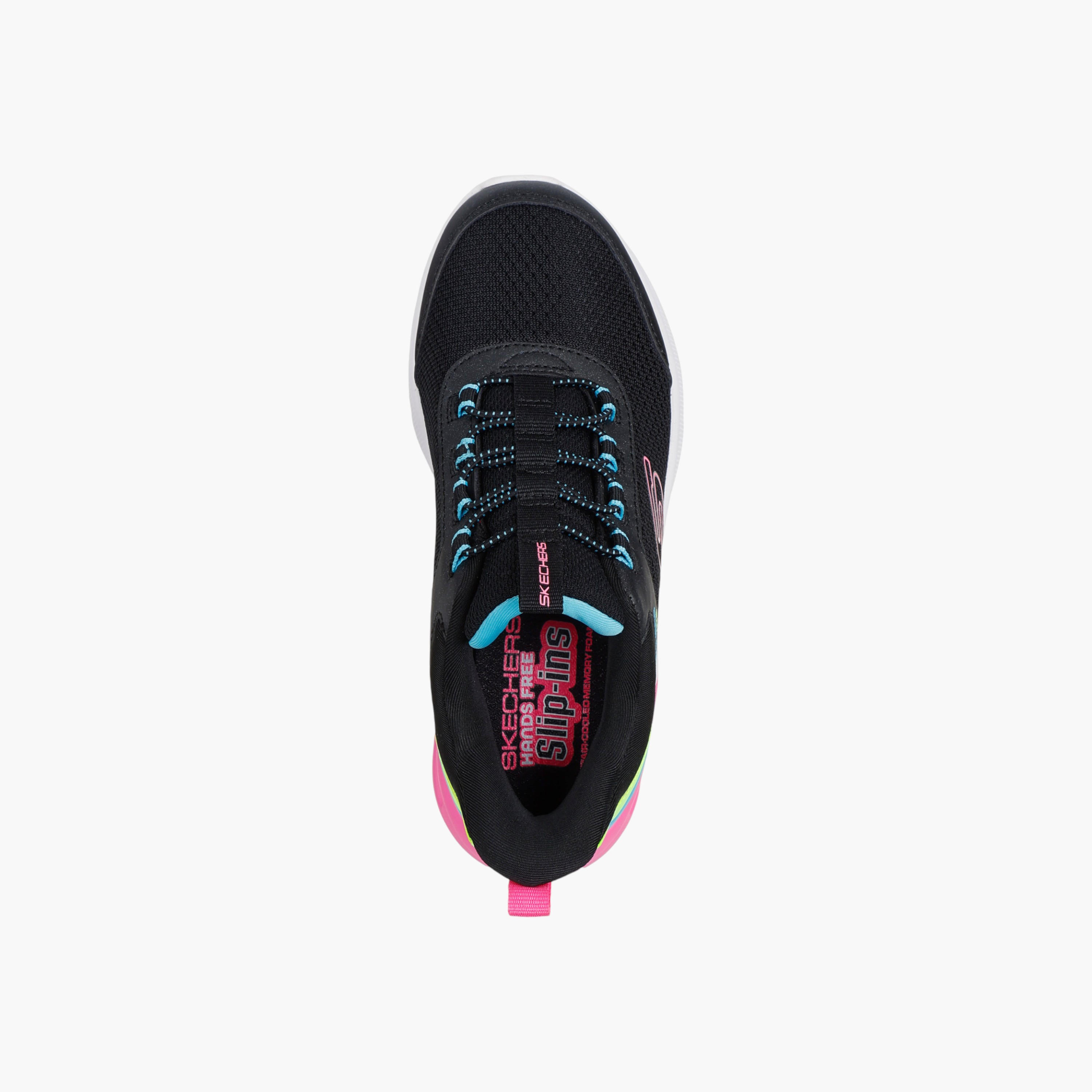 Skechers Girls' MICROSPEC MAX Slip-On Sports Shoes - 303594L-BKMT-girls-shoes-sports-image-3