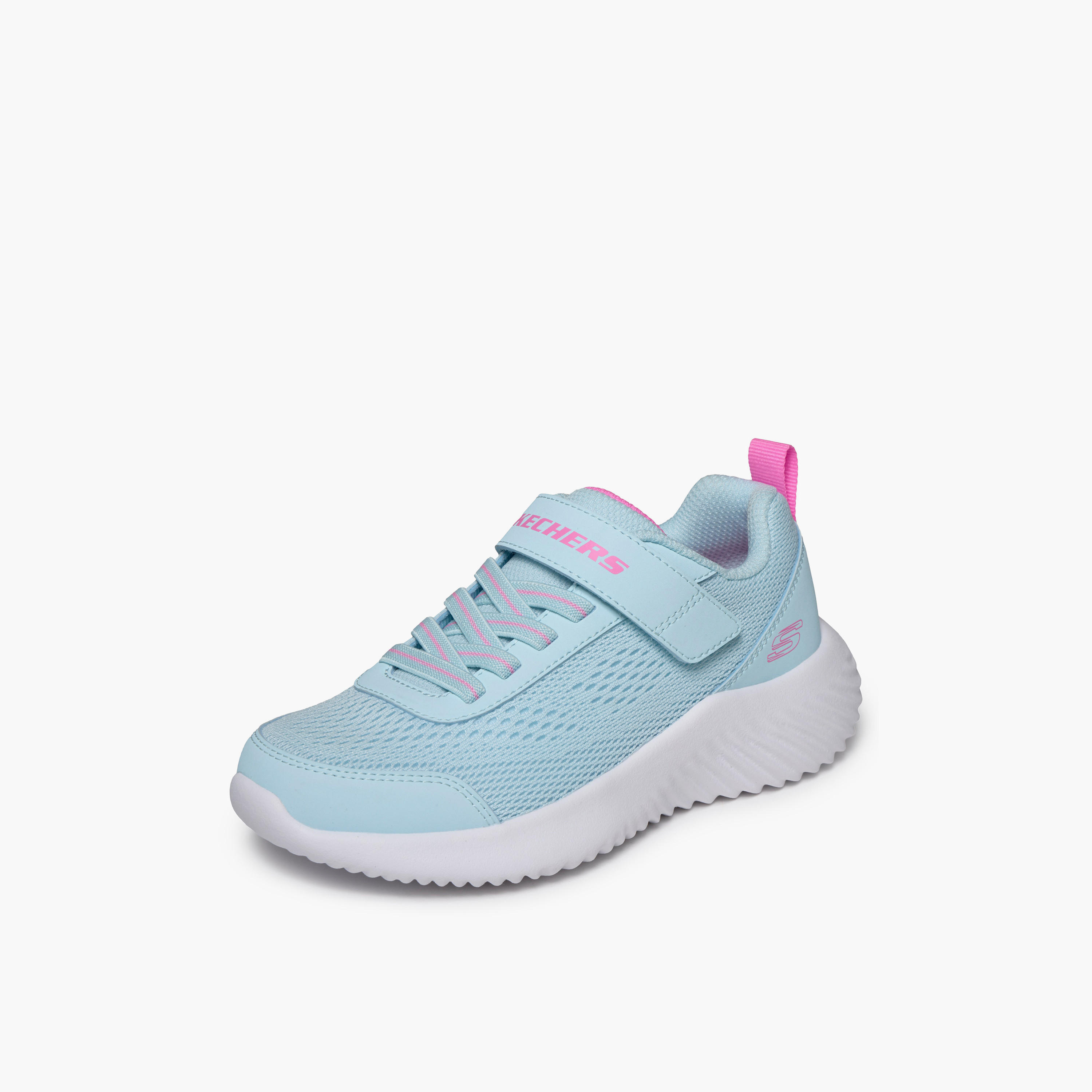 Skechers Girls Bounder Hook & Loop Sneakers-girls-shoes-sports-image-4