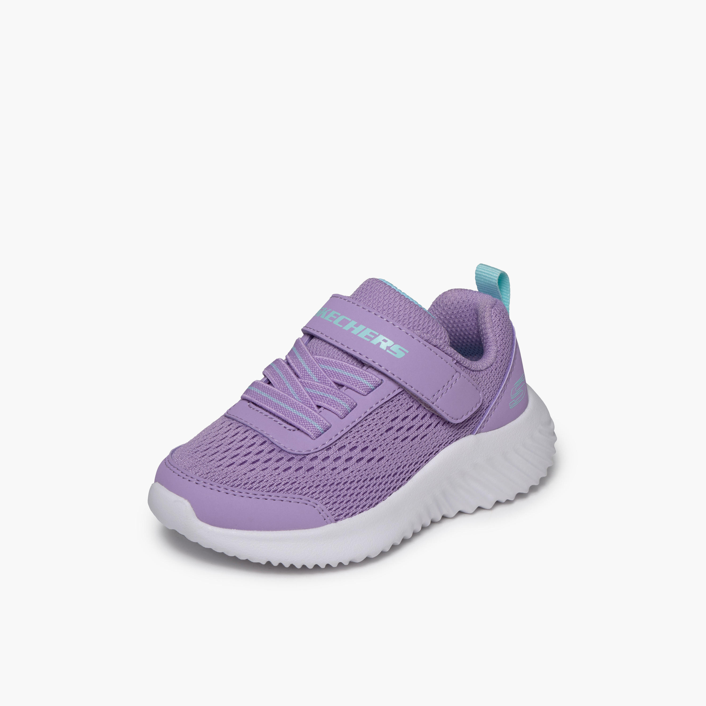 Skechers Girls BOUNDER Hook & Loop Sneakers-baby-girls-shoes-closedshoes-image-4