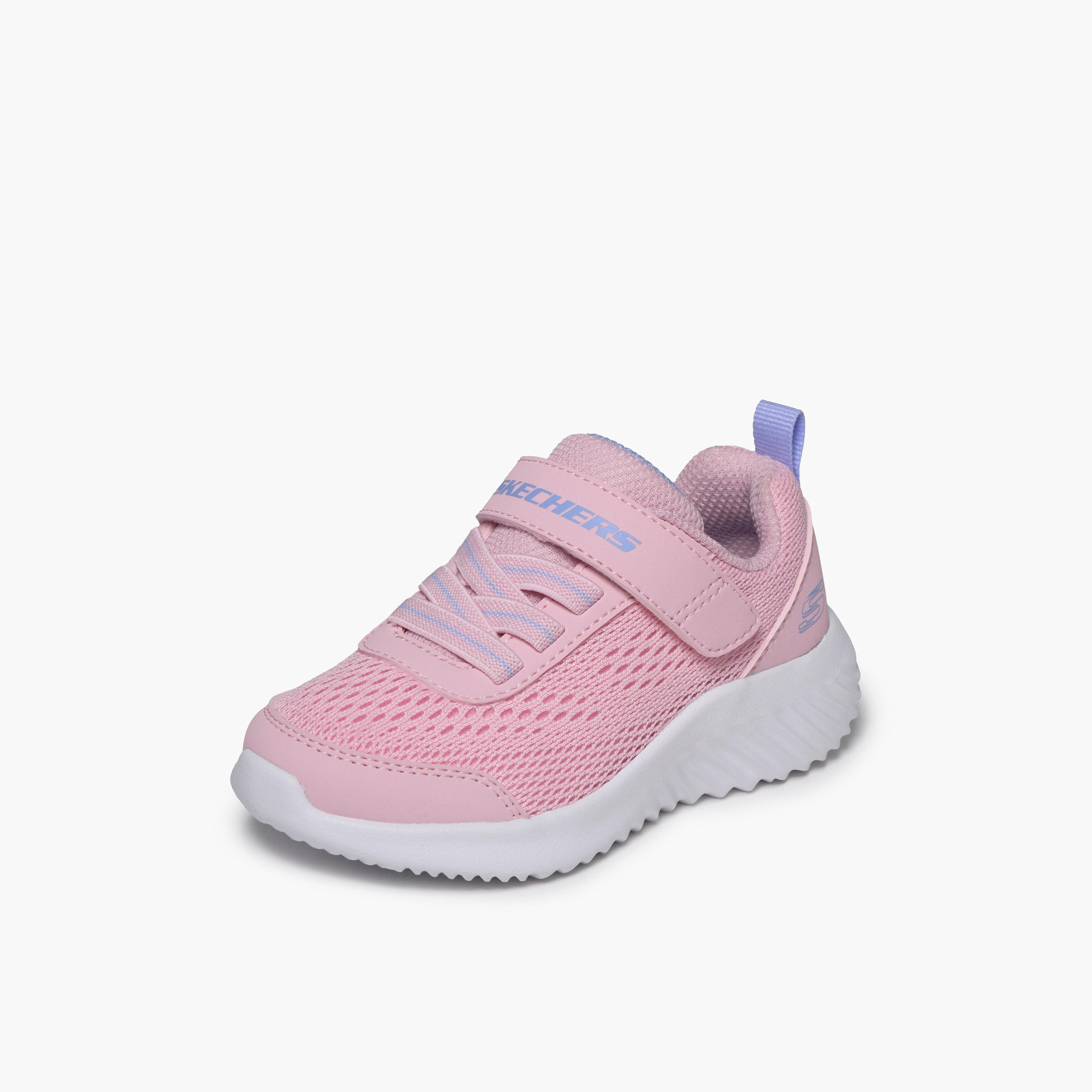 Skechers Girls BOUNDER Hook & Loop Sneakers-baby-girls-shoes-closedshoes-image-4