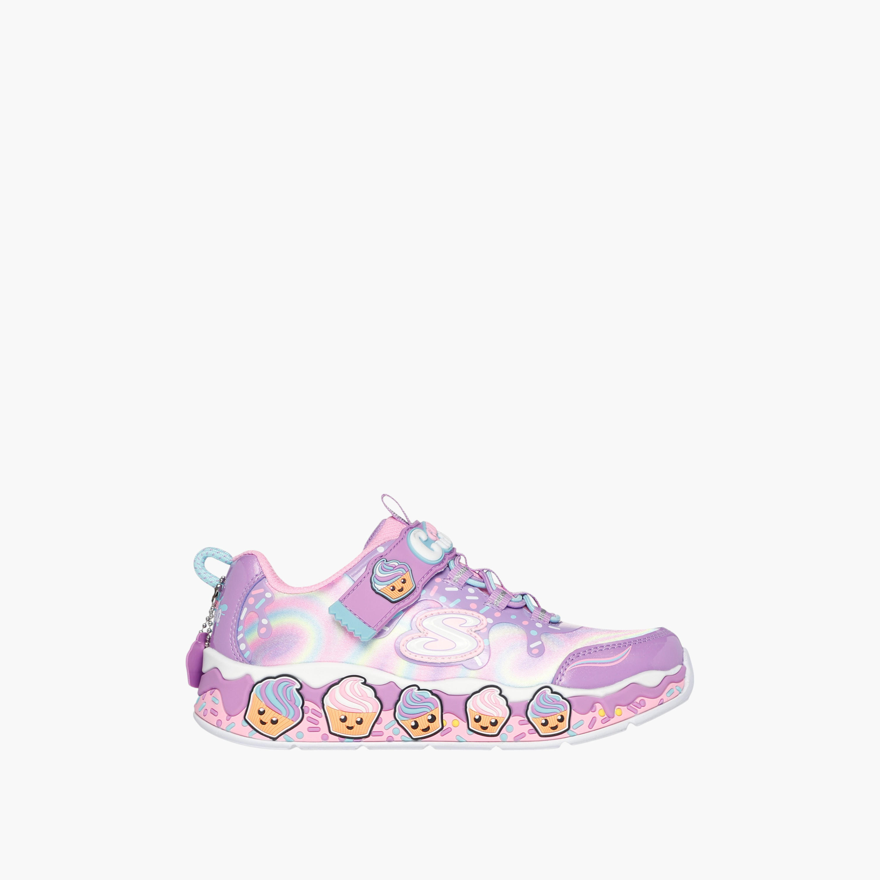 Skechers Girls' CUPCAKE CUTIE Sports Shoes with Hook and Loop Closure - 303627L-LVMT-girls-shoes-sports-image-2