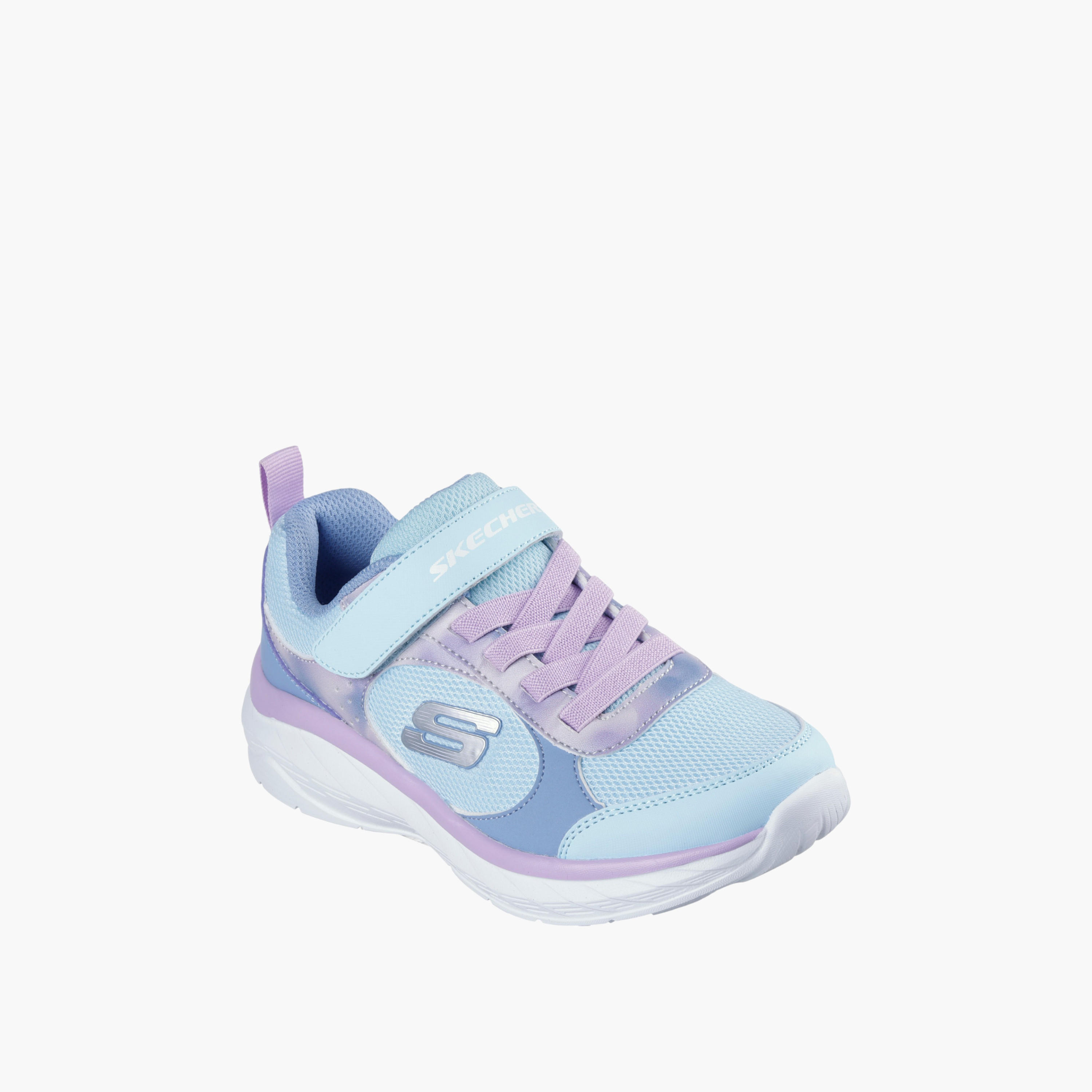 Skechers Girl's BOUNDLESS Sneakers with Hook and Loop Closure - 303628L-LBMT-girls-shoes-sports-image-1