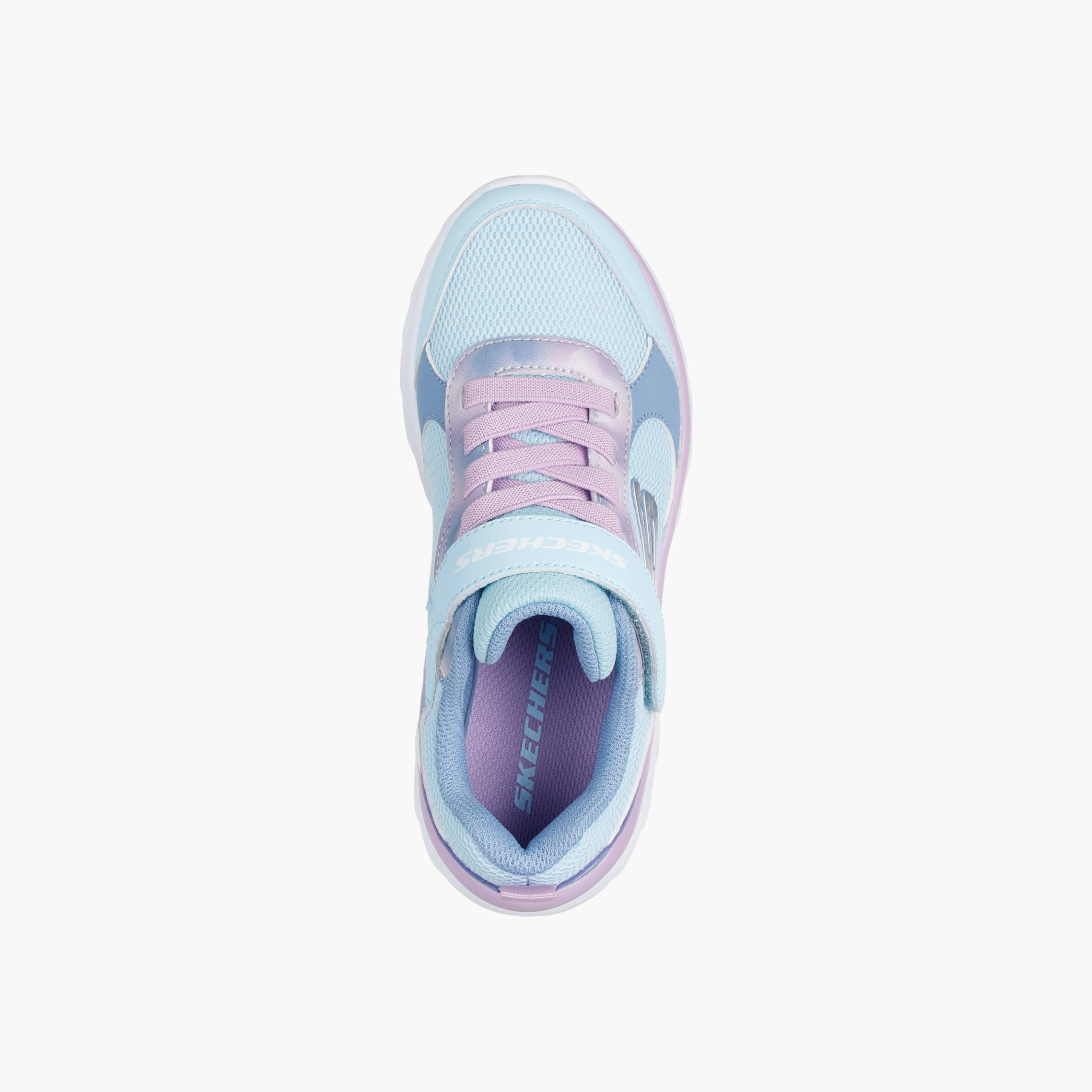 Skechers Girl's BOUNDLESS Sneakers with Hook and Loop Closure - 303628L-LBMT-girls-shoes-sports-image-3