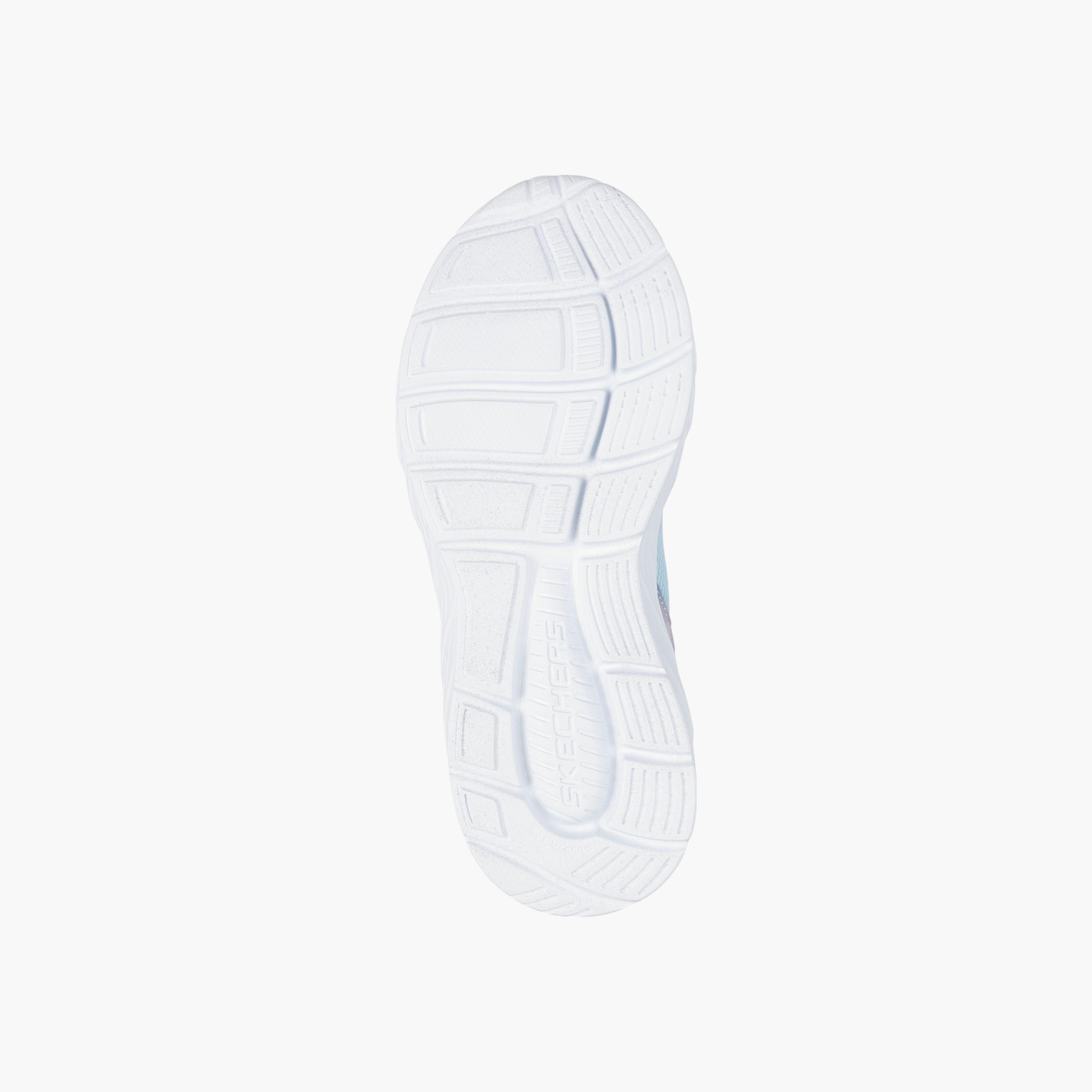 Skechers Girl's BOUNDLESS Sneakers with Hook and Loop Closure - 303628L-LBMT-girls-shoes-sports-image-4