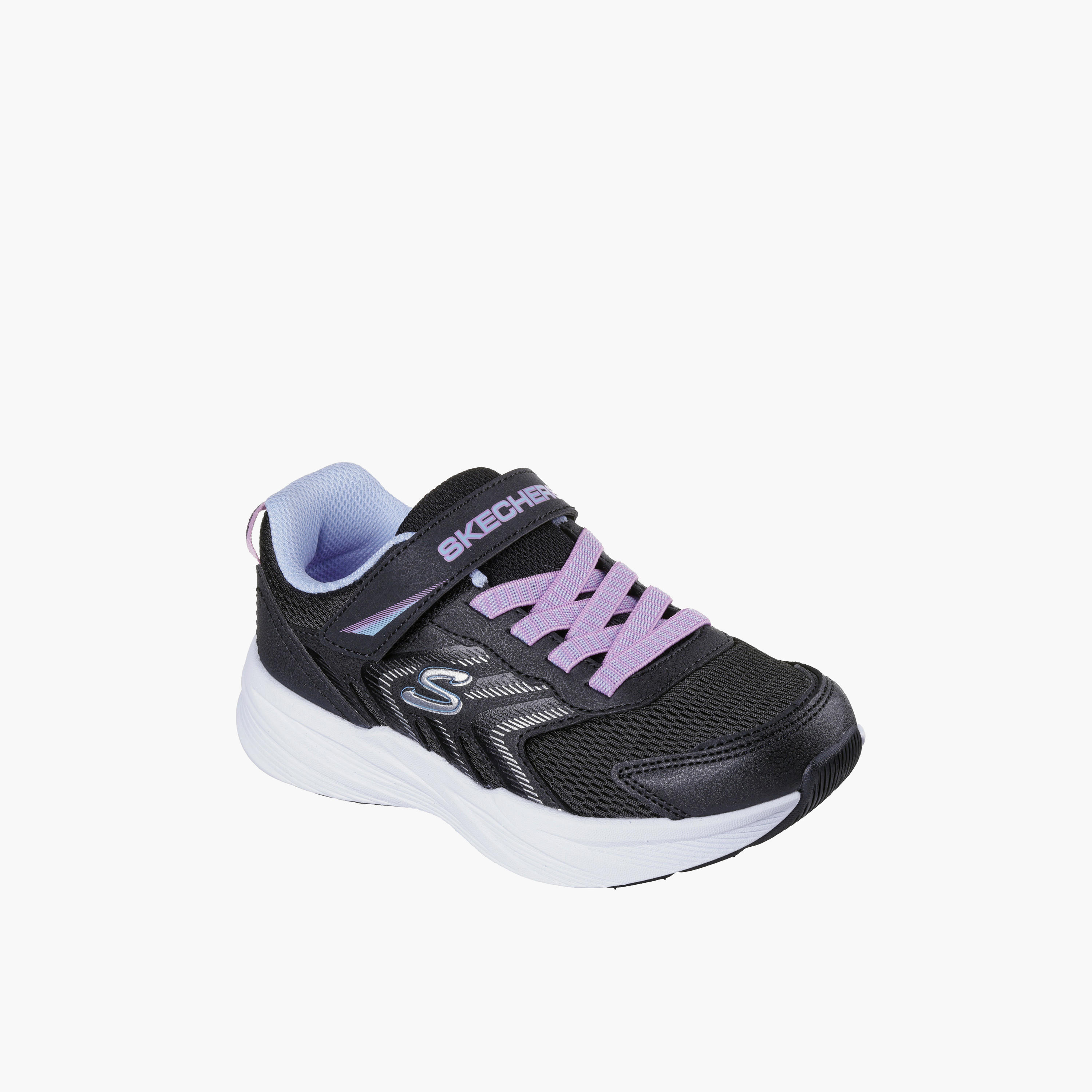 Skechers Girls MICROSPEC TREAD Hook & Loop Sneakers-girls-shoes-sports-image-1