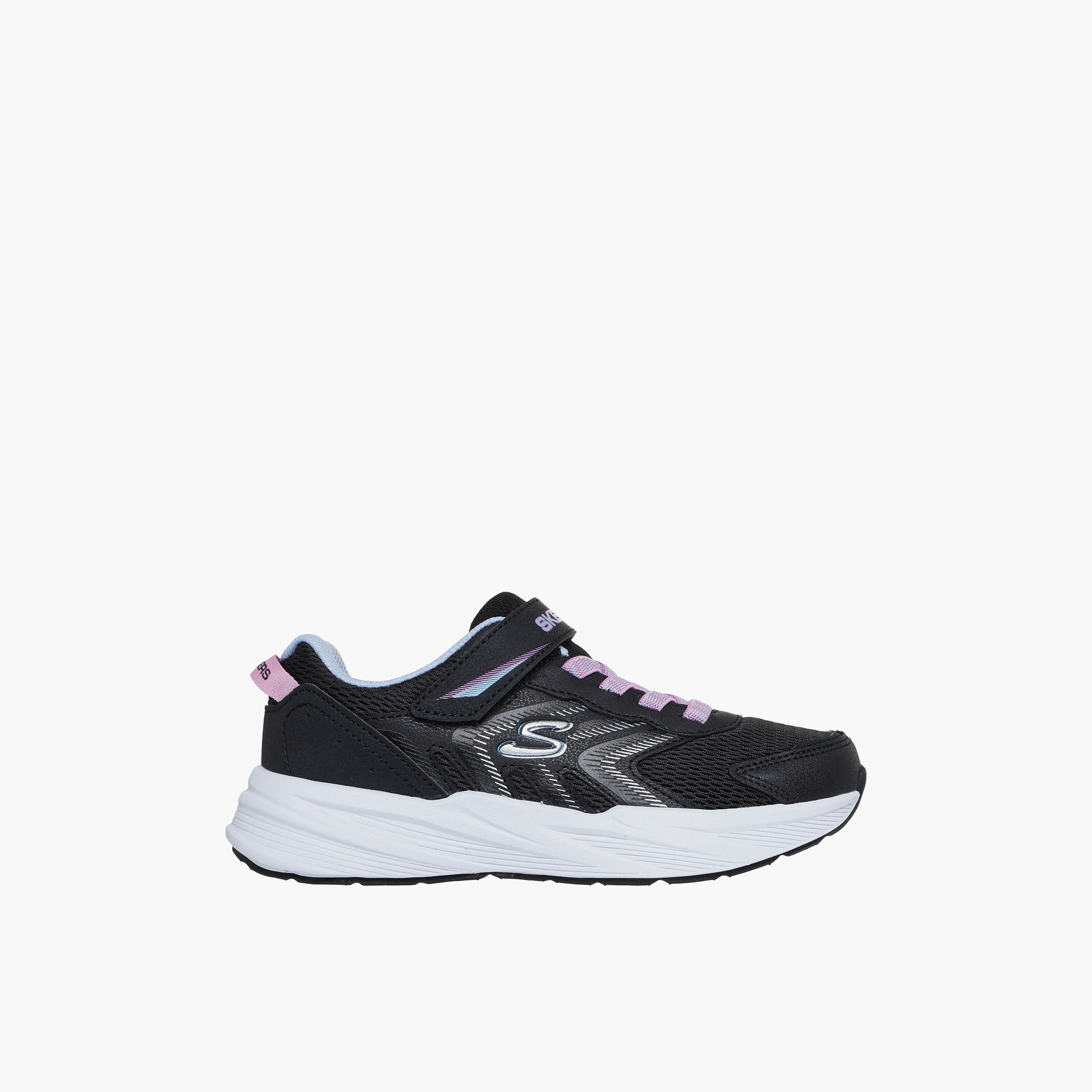 Skechers Girls MICROSPEC TREAD Hook & Loop Sneakers-girls-shoes-sports-image-2