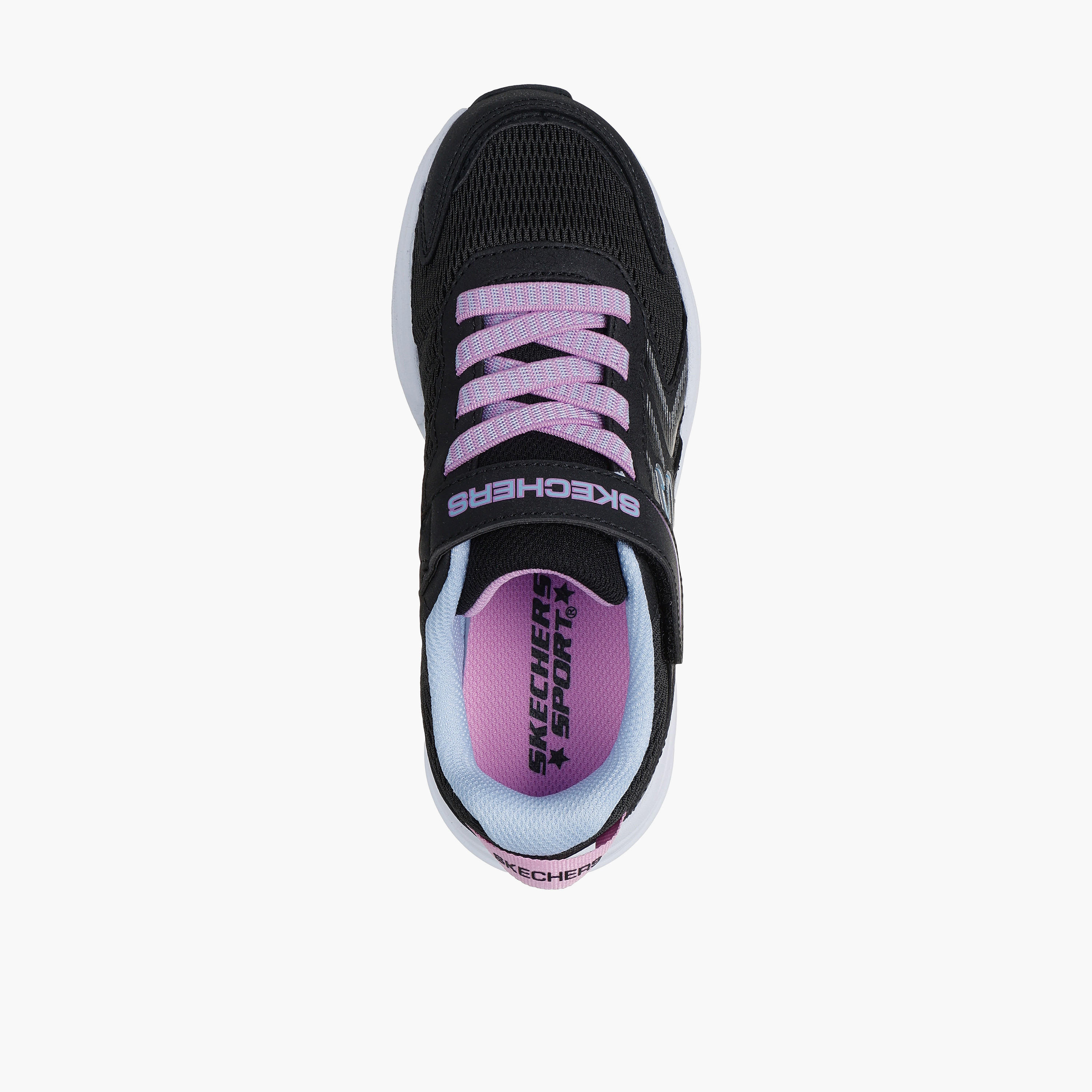 Skechers Girls MICROSPEC TREAD Hook & Loop Sneakers-girls-shoes-sports-image-3