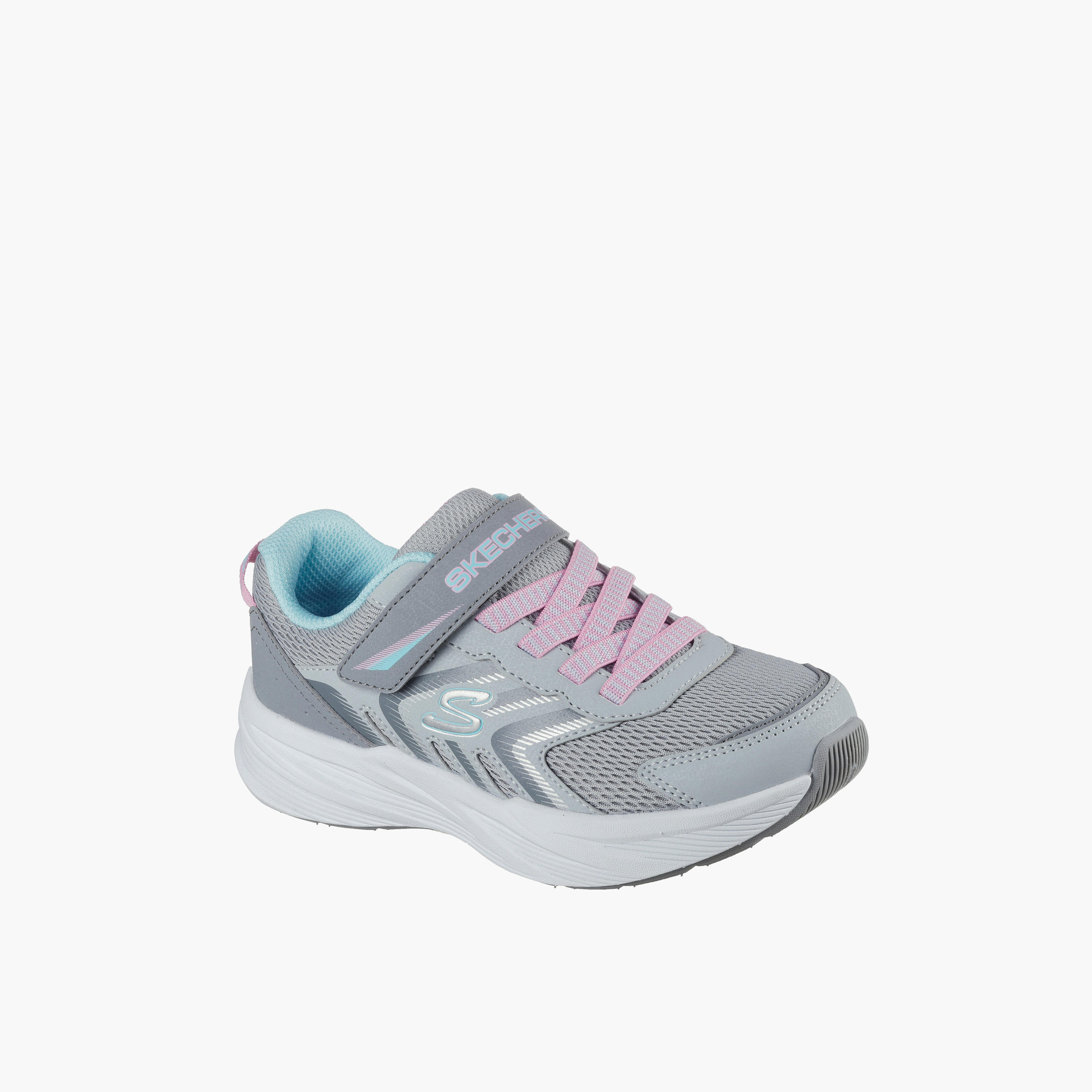 Skechers Girls MICROSPEC TREAD Hook & Loop Sneakers-girls-shoes-sports-image-1