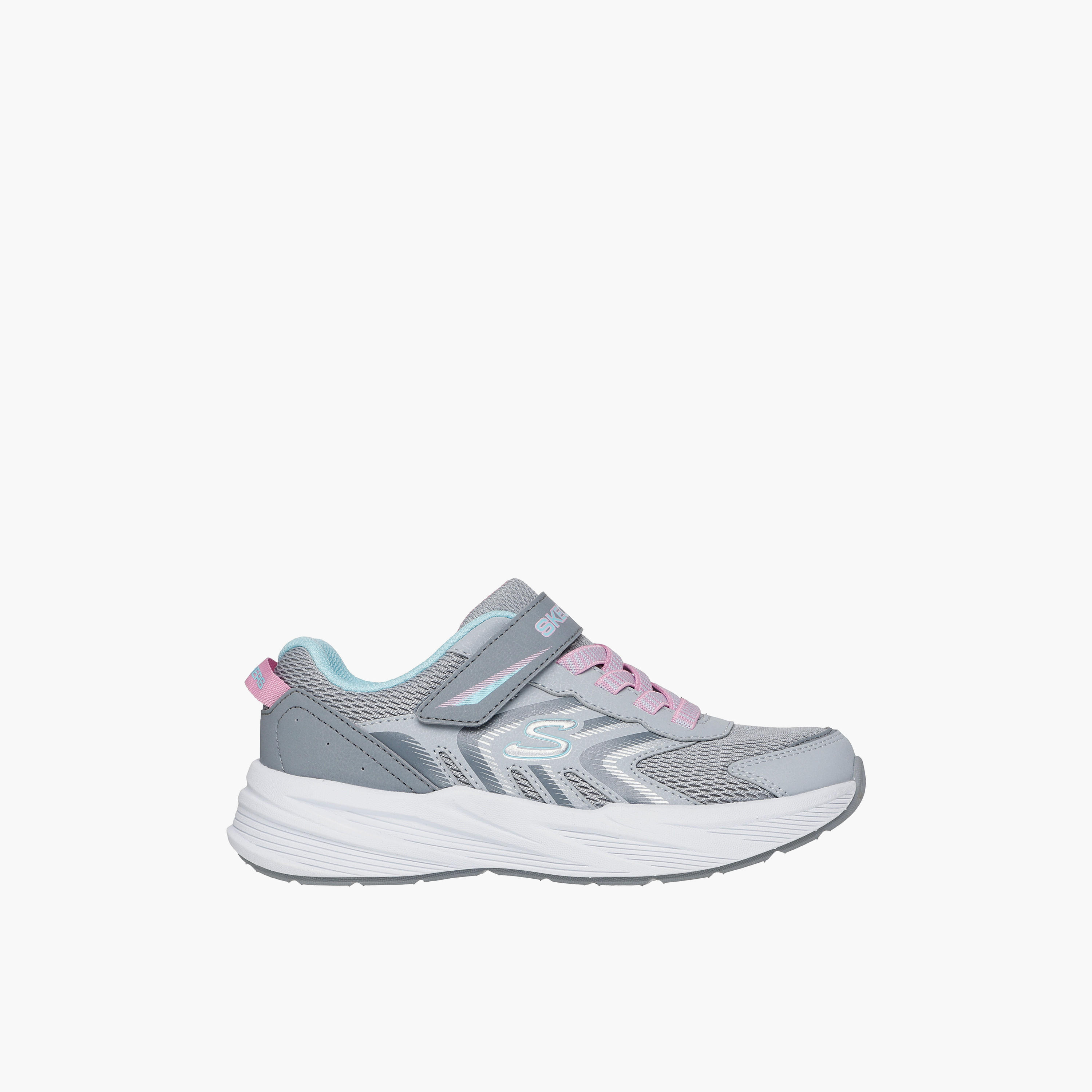 Skechers Girls MICROSPEC TREAD Hook & Loop Sneakers-girls-shoes-sports-image-2