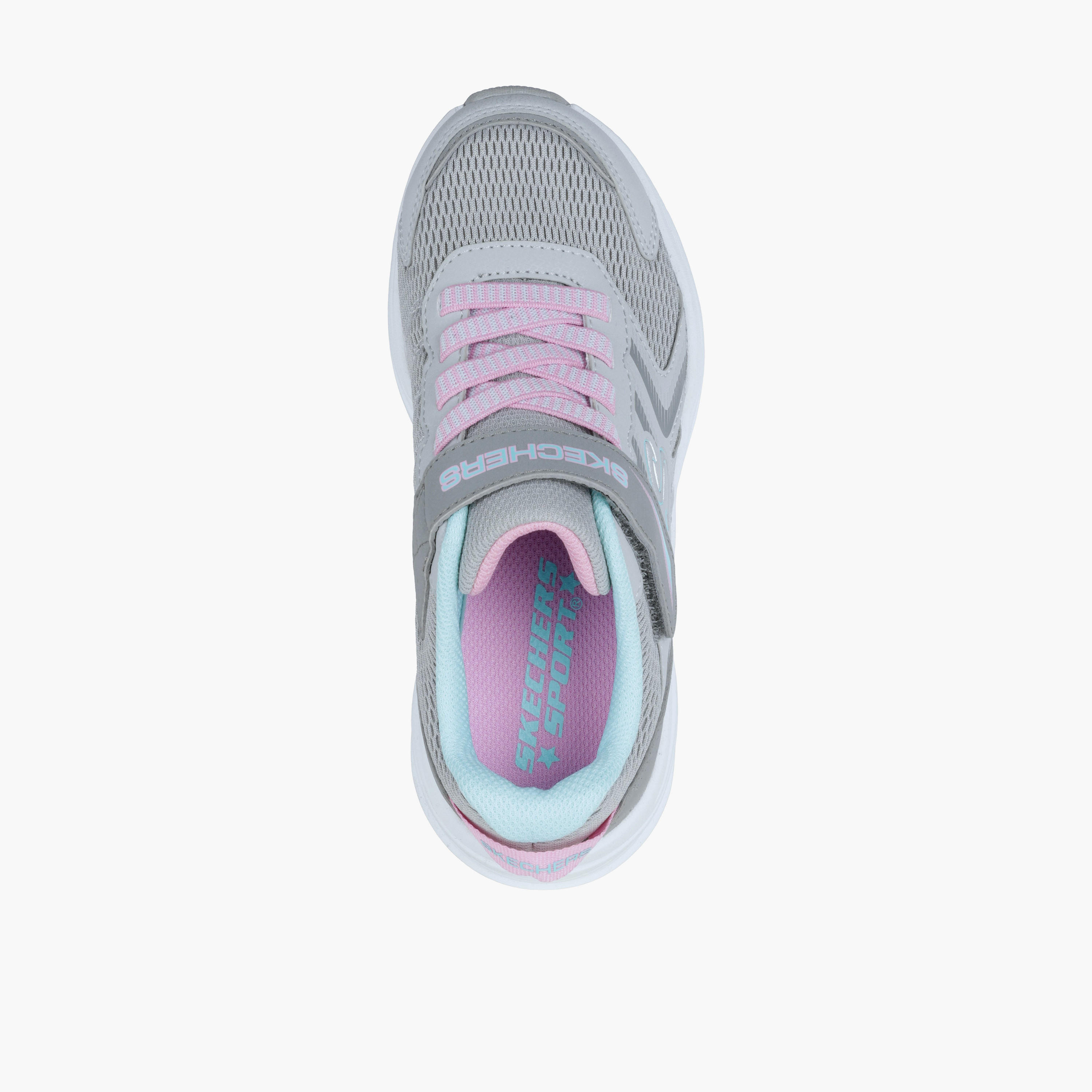 Skechers Girls MICROSPEC TREAD Hook & Loop Sneakers-girls-shoes-sports-image-3