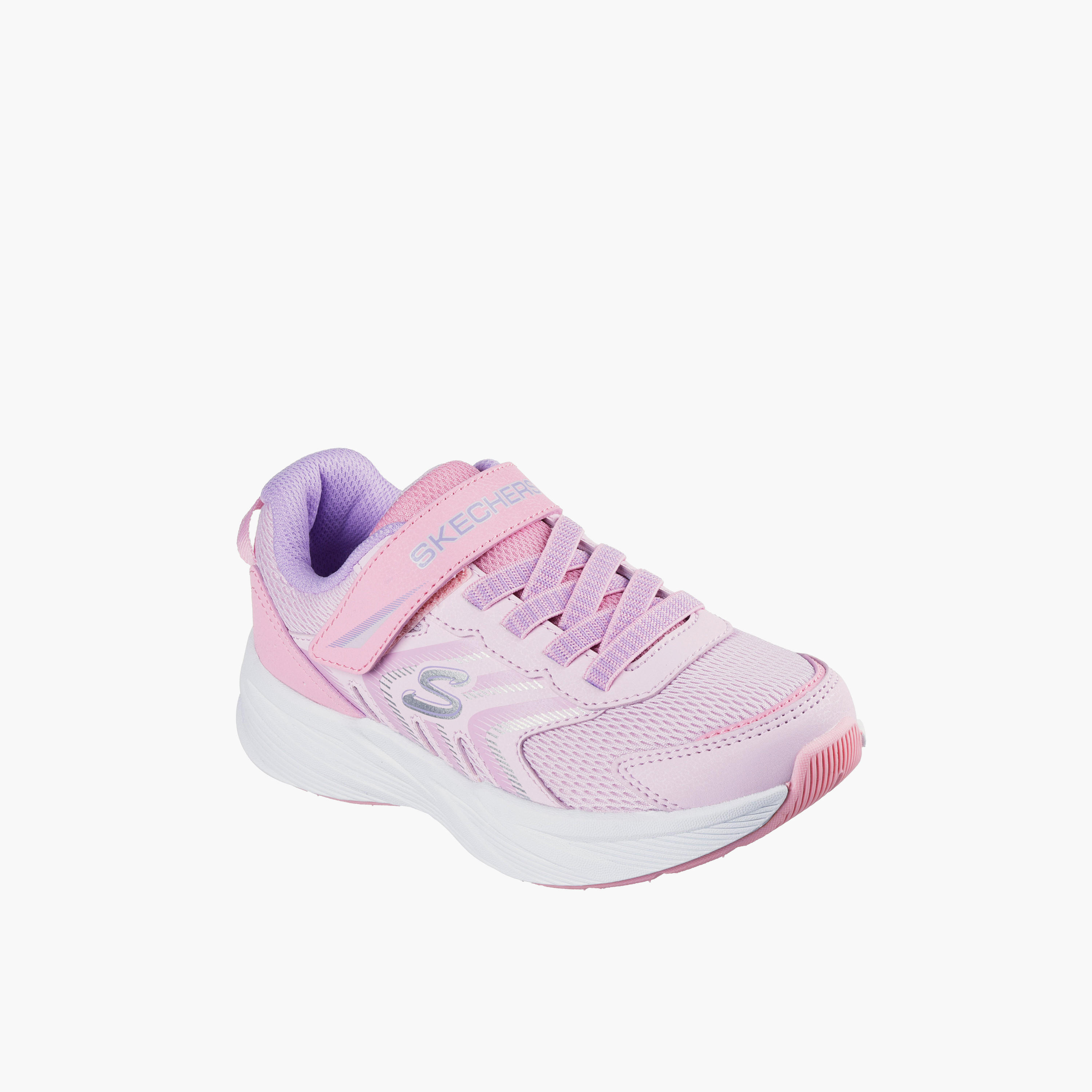Skechers Girls MICROSPEC TREAD Hook & Loop Sneakers-girls-shoes-sports-image-1