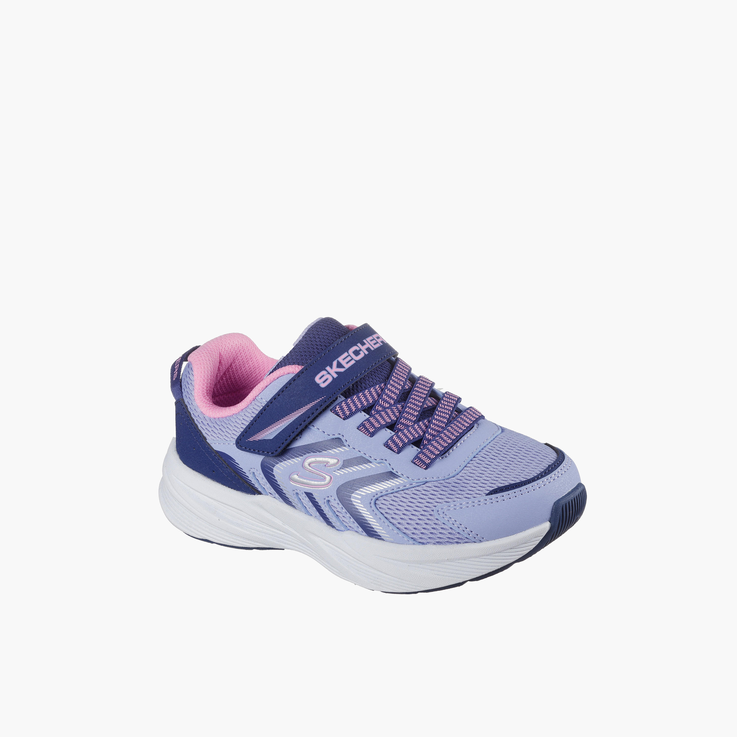 Skechers Girls MICROSPEC TREAD Hook & Loop Sneakers-girls-shoes-sports-image-1