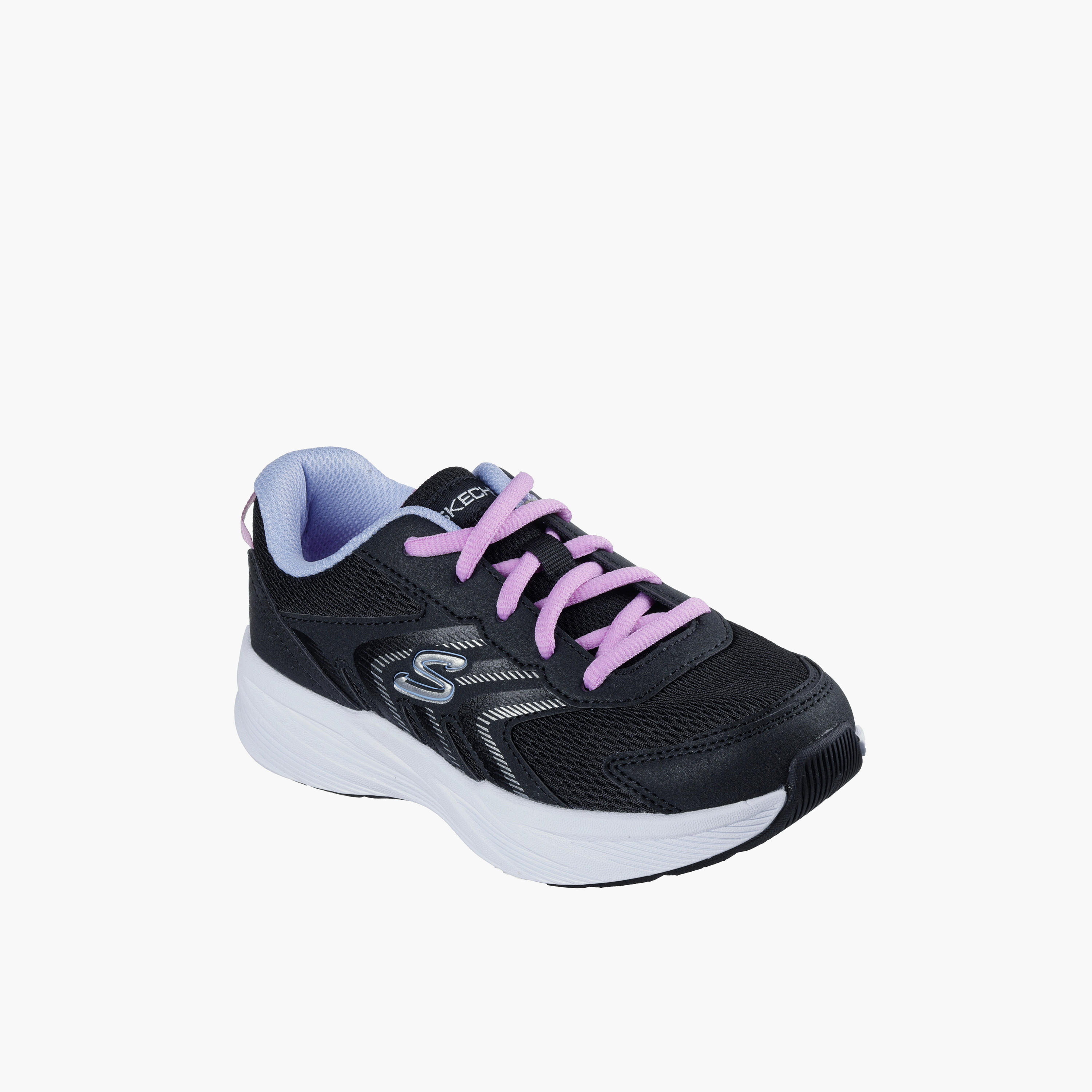 Skechers Girls Microspec Tread Lace-Up Sneakers-women-shoes-sneakers-image-1